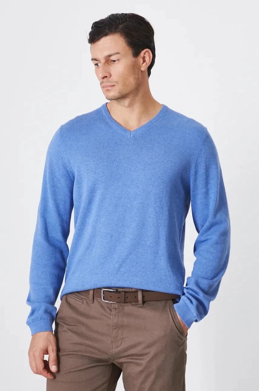 Хлопковый свитер - фото 4