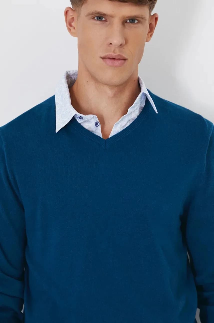 Хлопковый свитер - фото 4