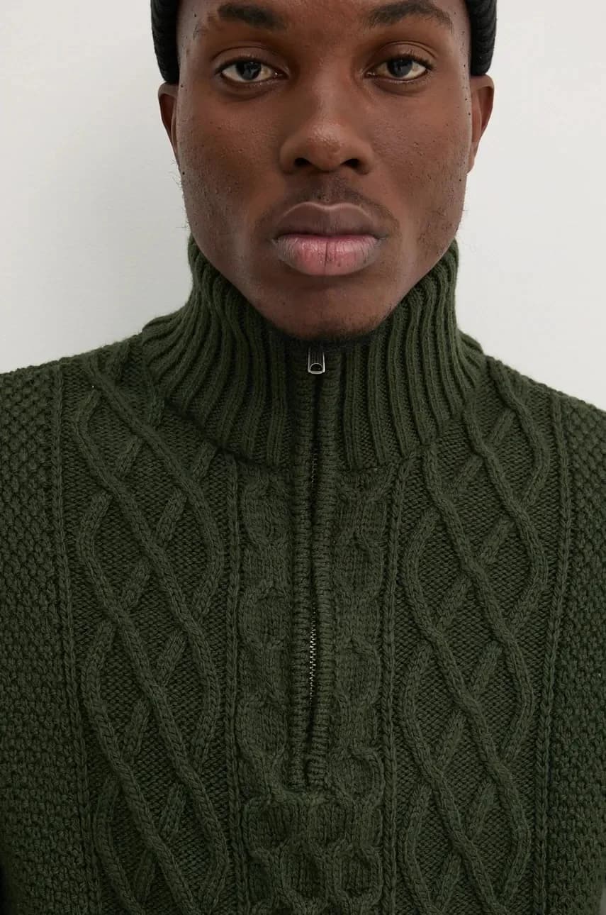 Свитер из смесовой шерсти - фото 3