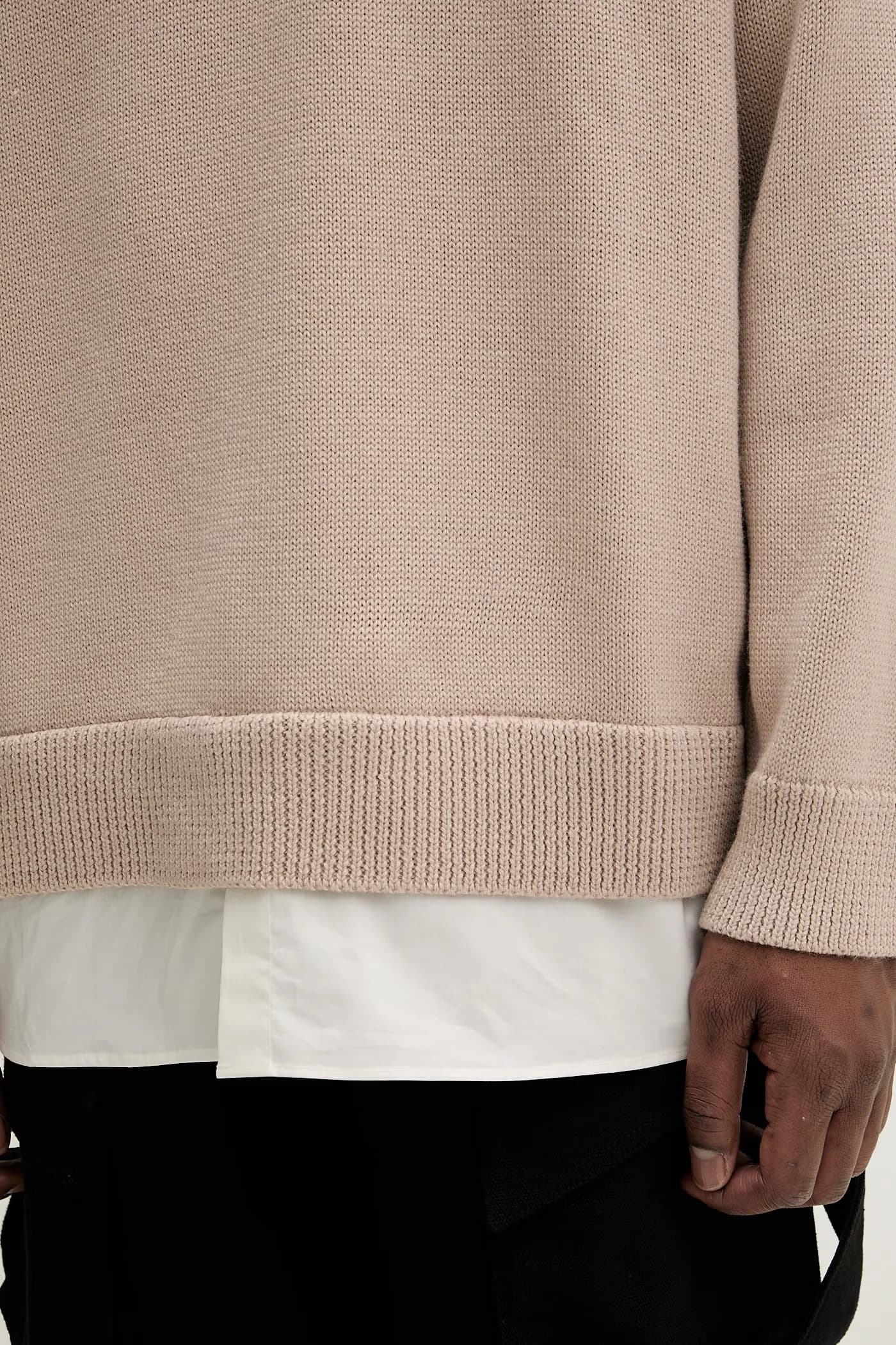 Свитер из смесовой шерсти - фото 5