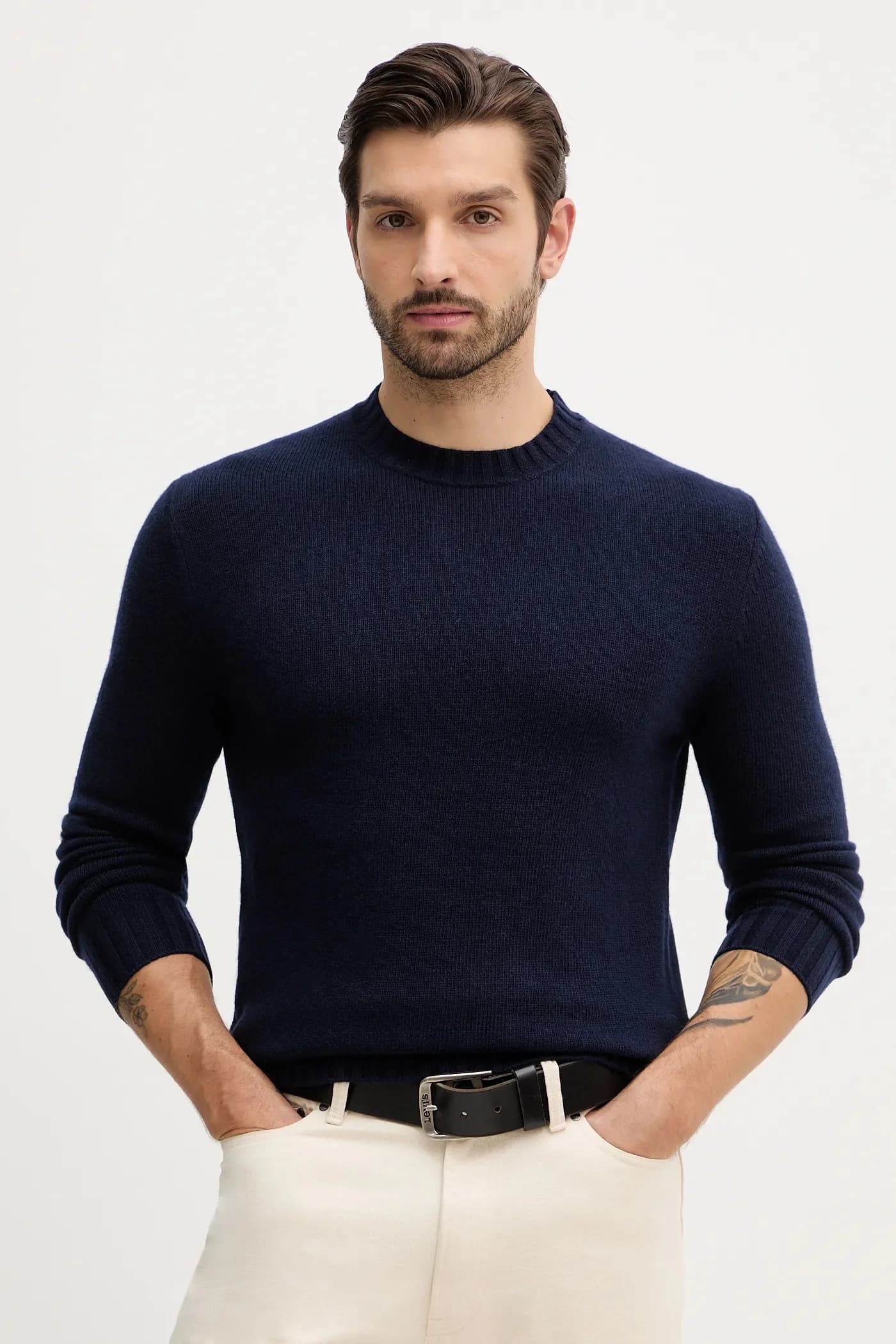 Свитер из смесовой шерсти