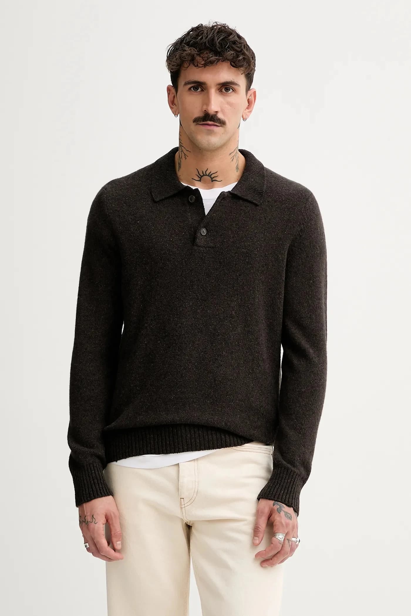 Свитер из смесовой шерсти