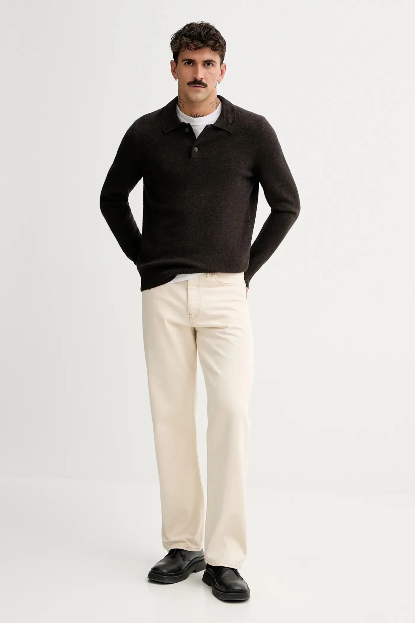 Свитер из смесовой шерсти - фото 2