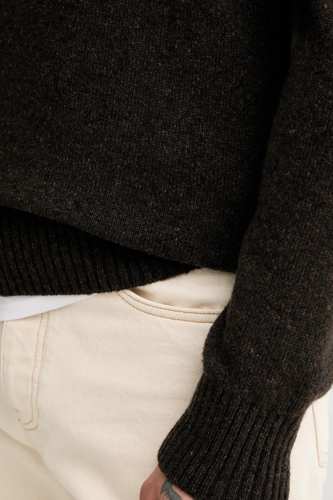 Свитер из смесовой шерсти - фото 6