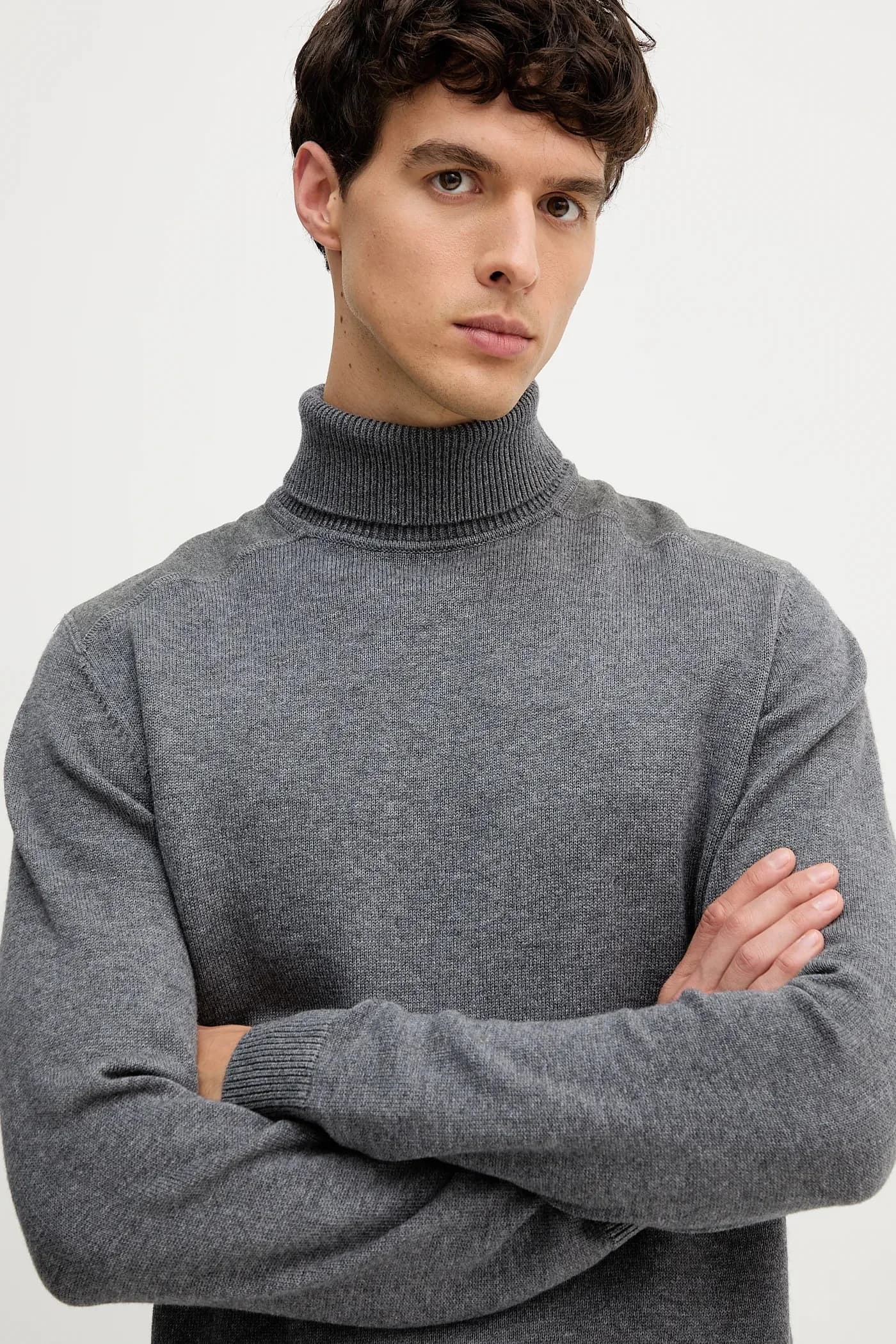 Свитер из смесовой шерсти - фото 4