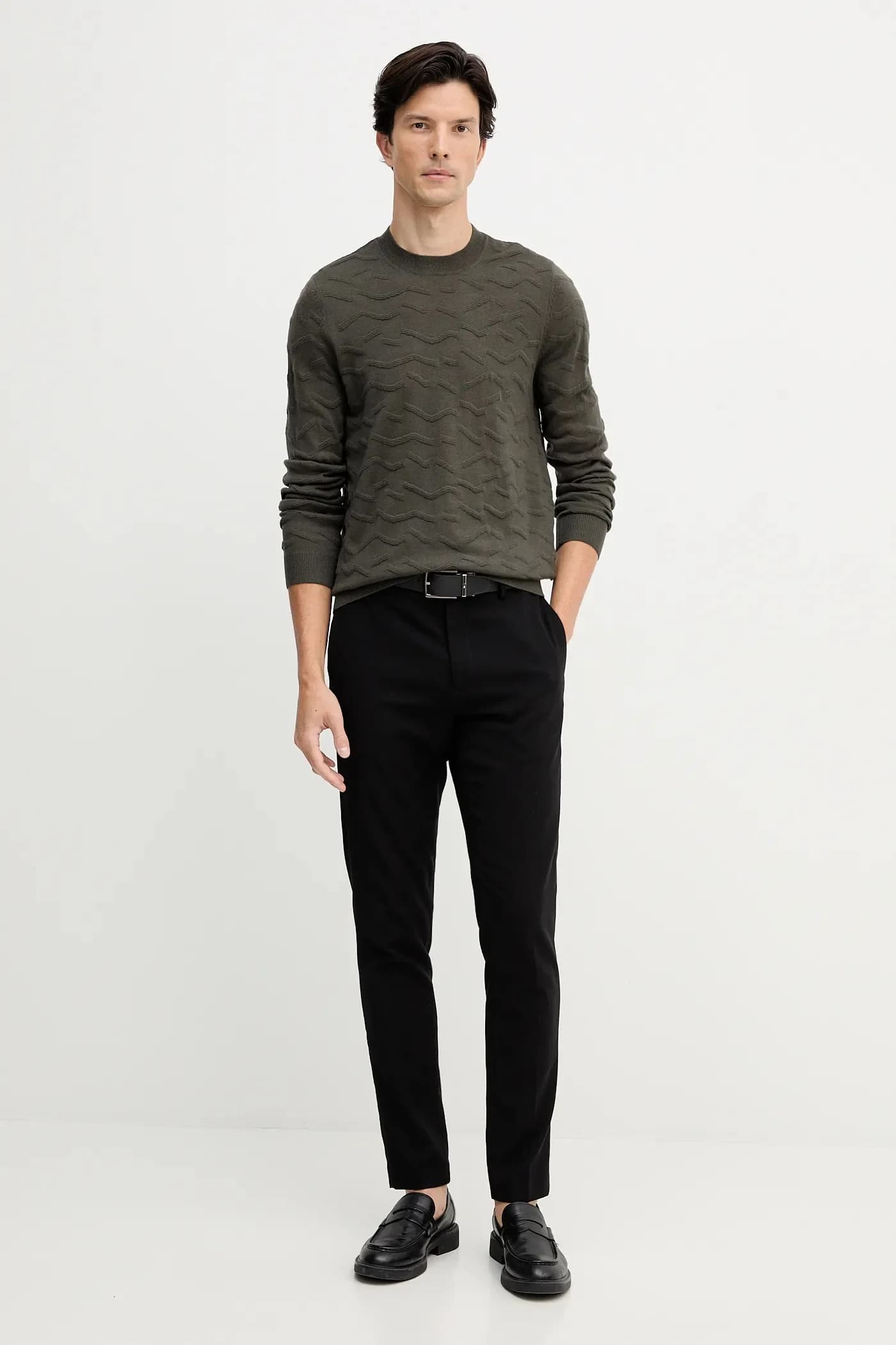 Свитер из смесовой шерсти - фото 2