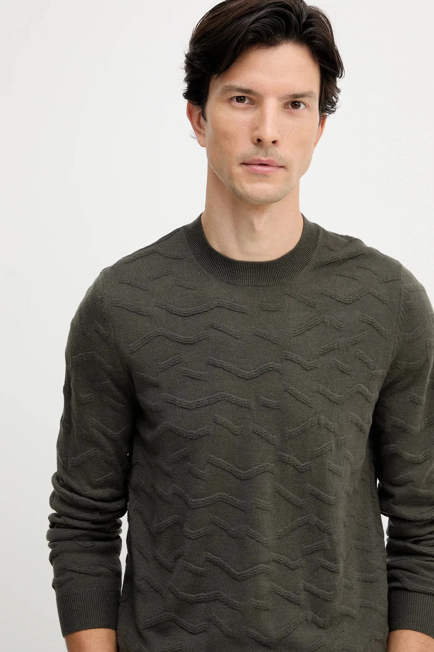 Свитер из смесовой шерсти - фото 4