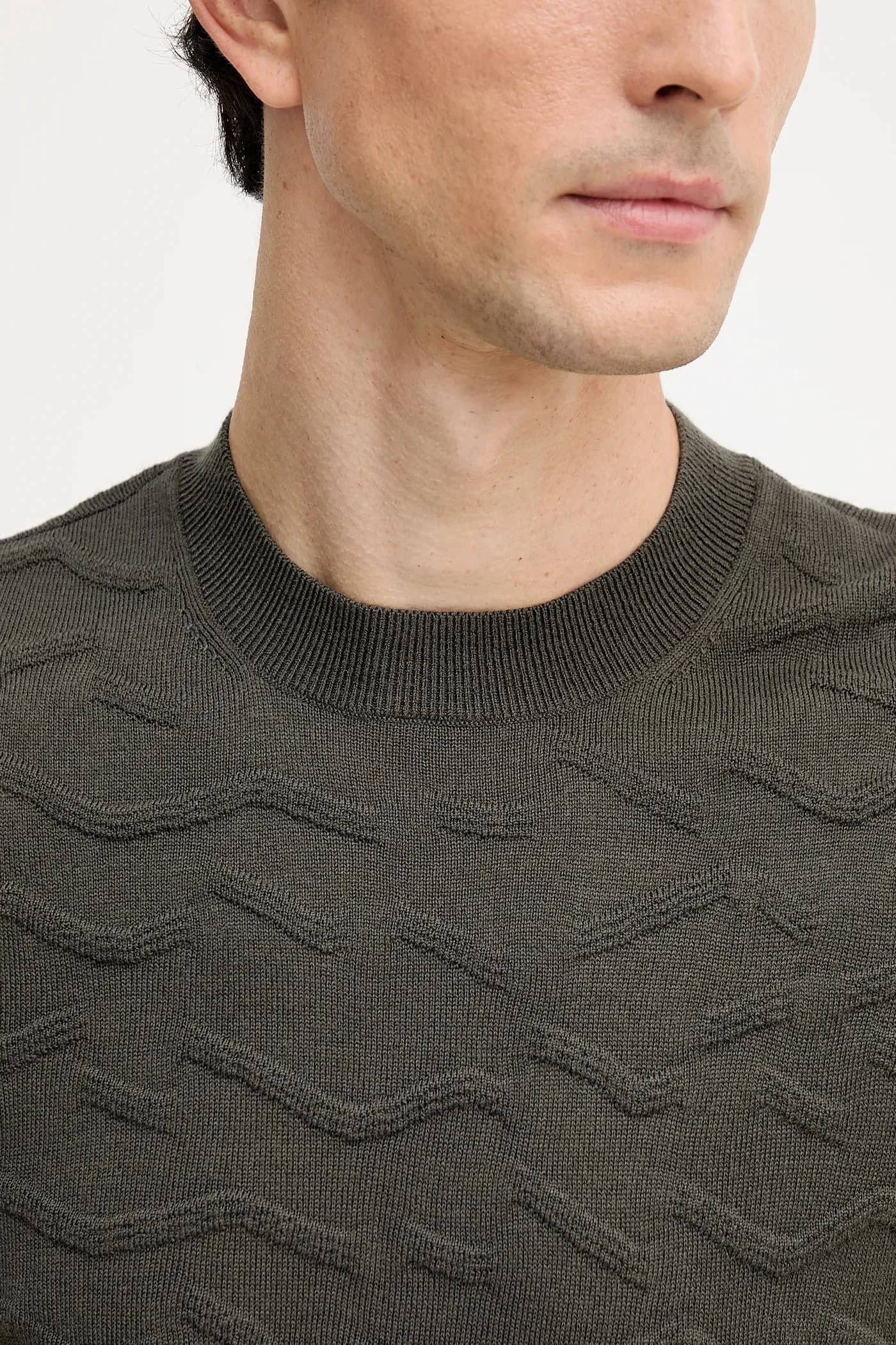 Свитер из смесовой шерсти - фото 5