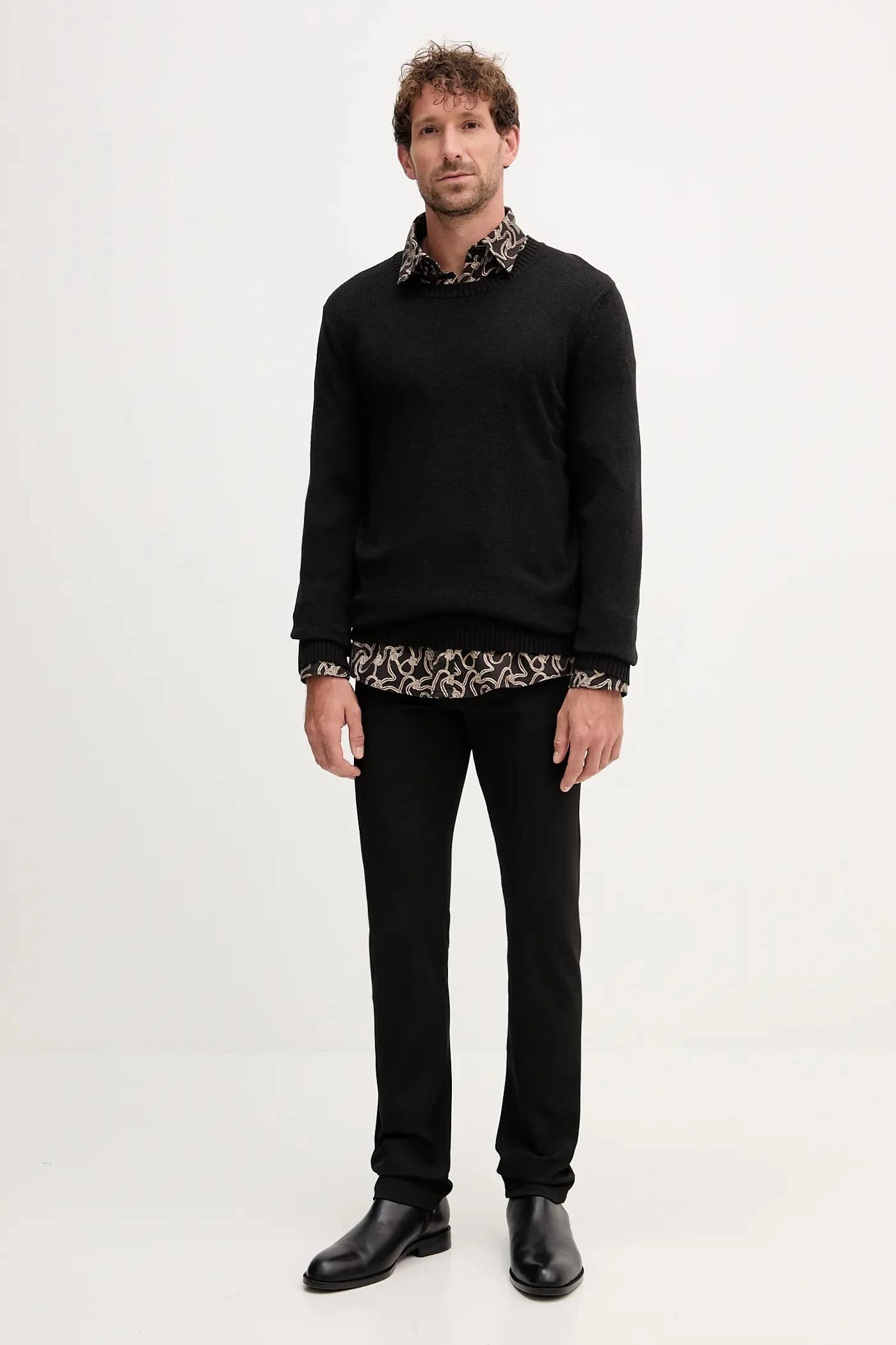 Хлопковый свитер - фото 2