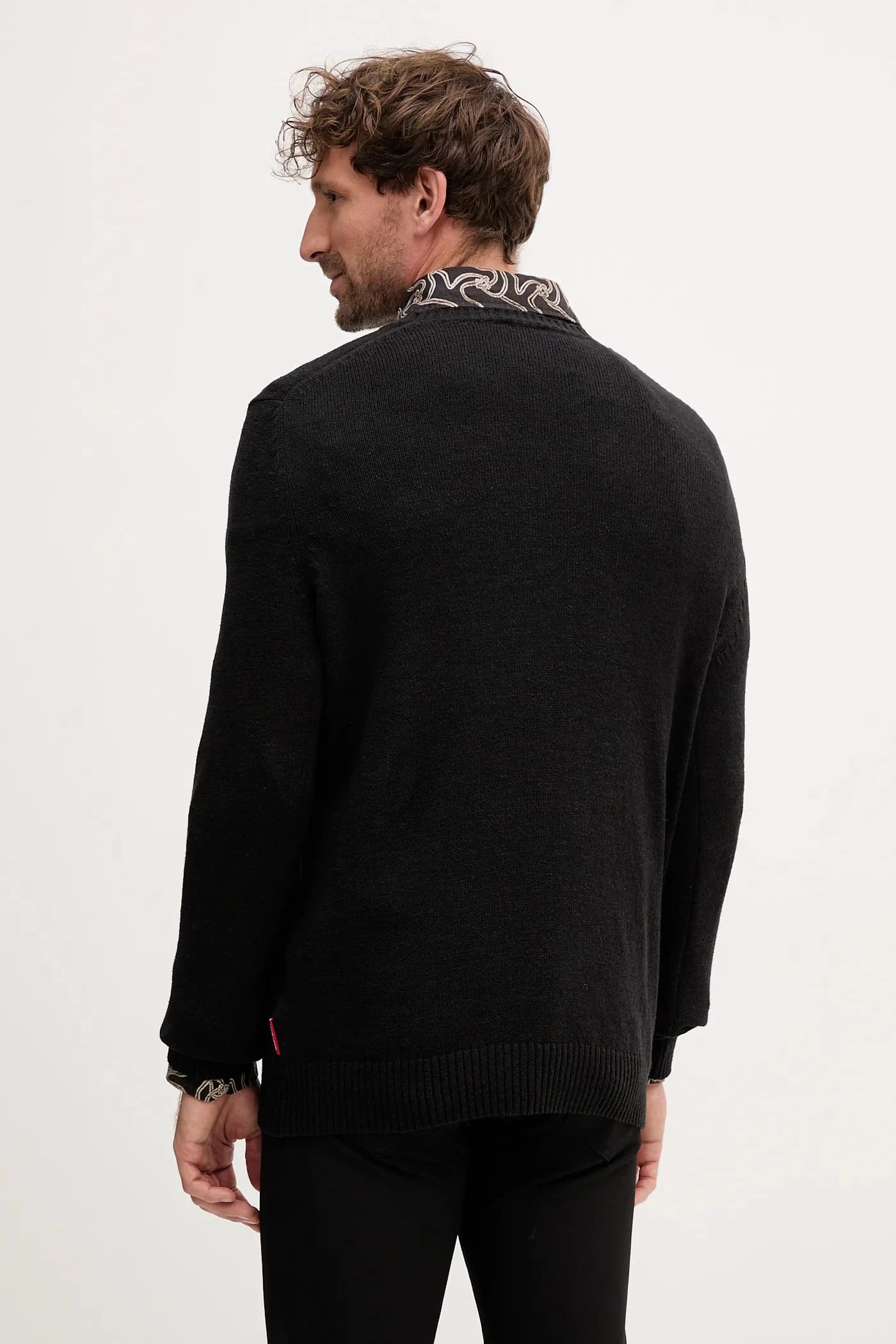 Хлопковый свитер - фото 3