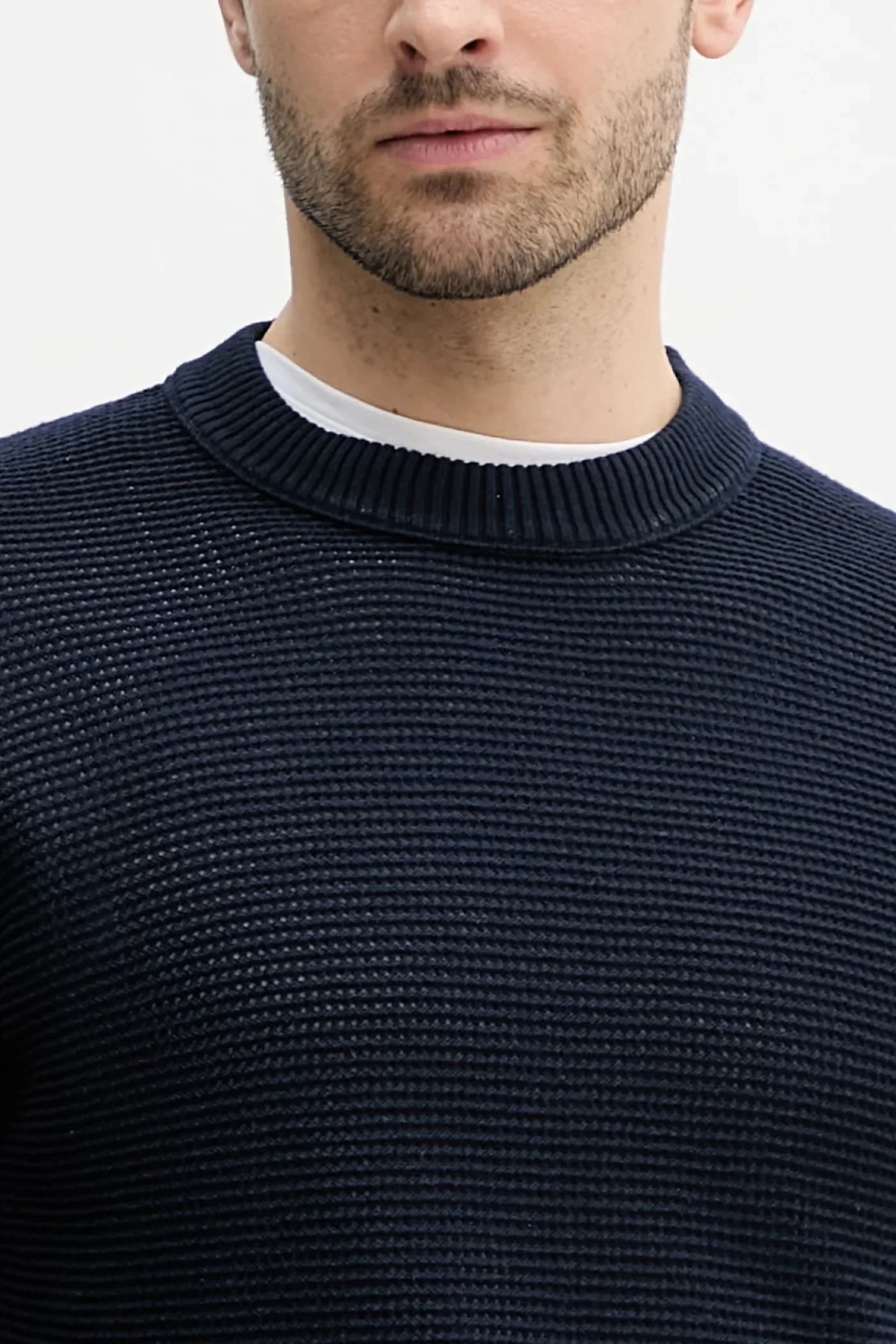 Хлопковый свитер - фото 5