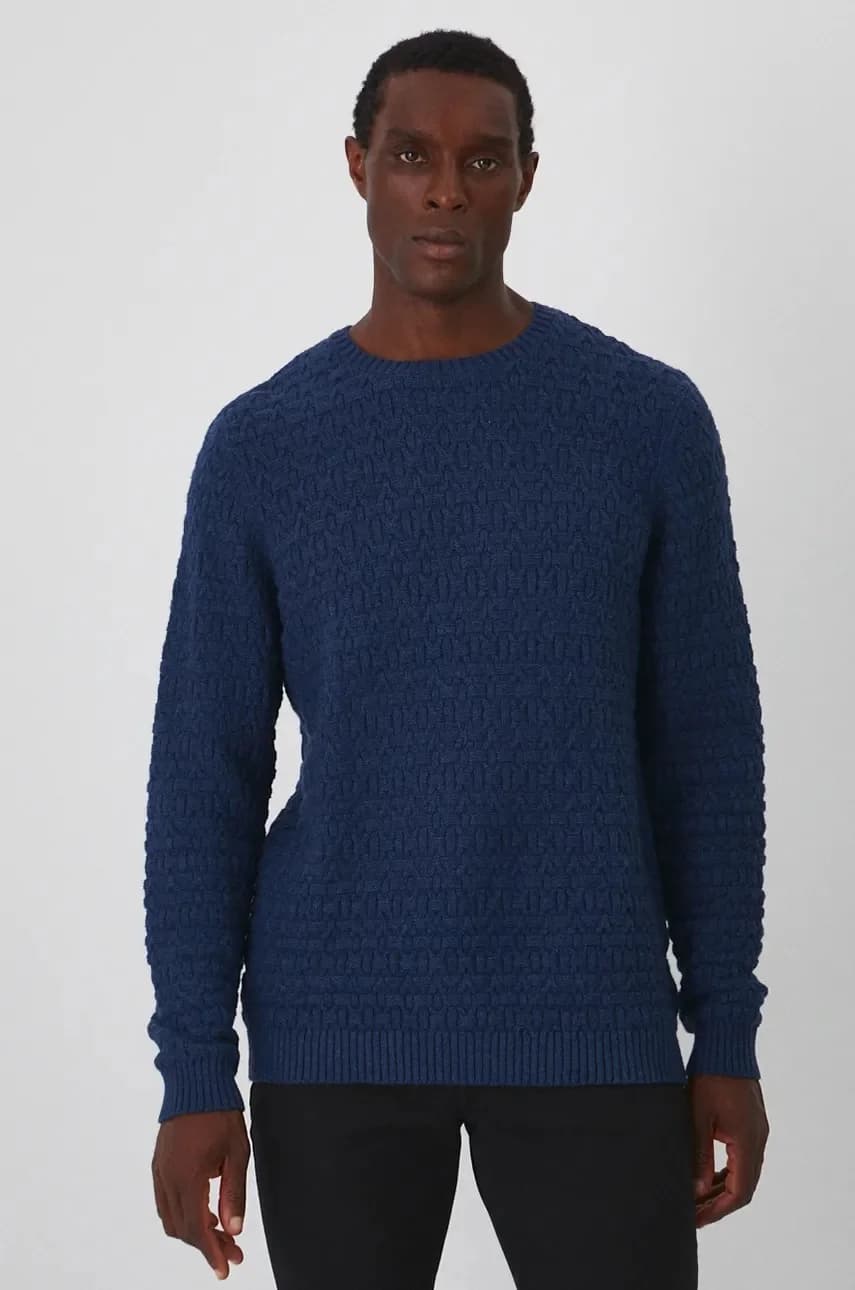 Свитер из смесовой шерсти