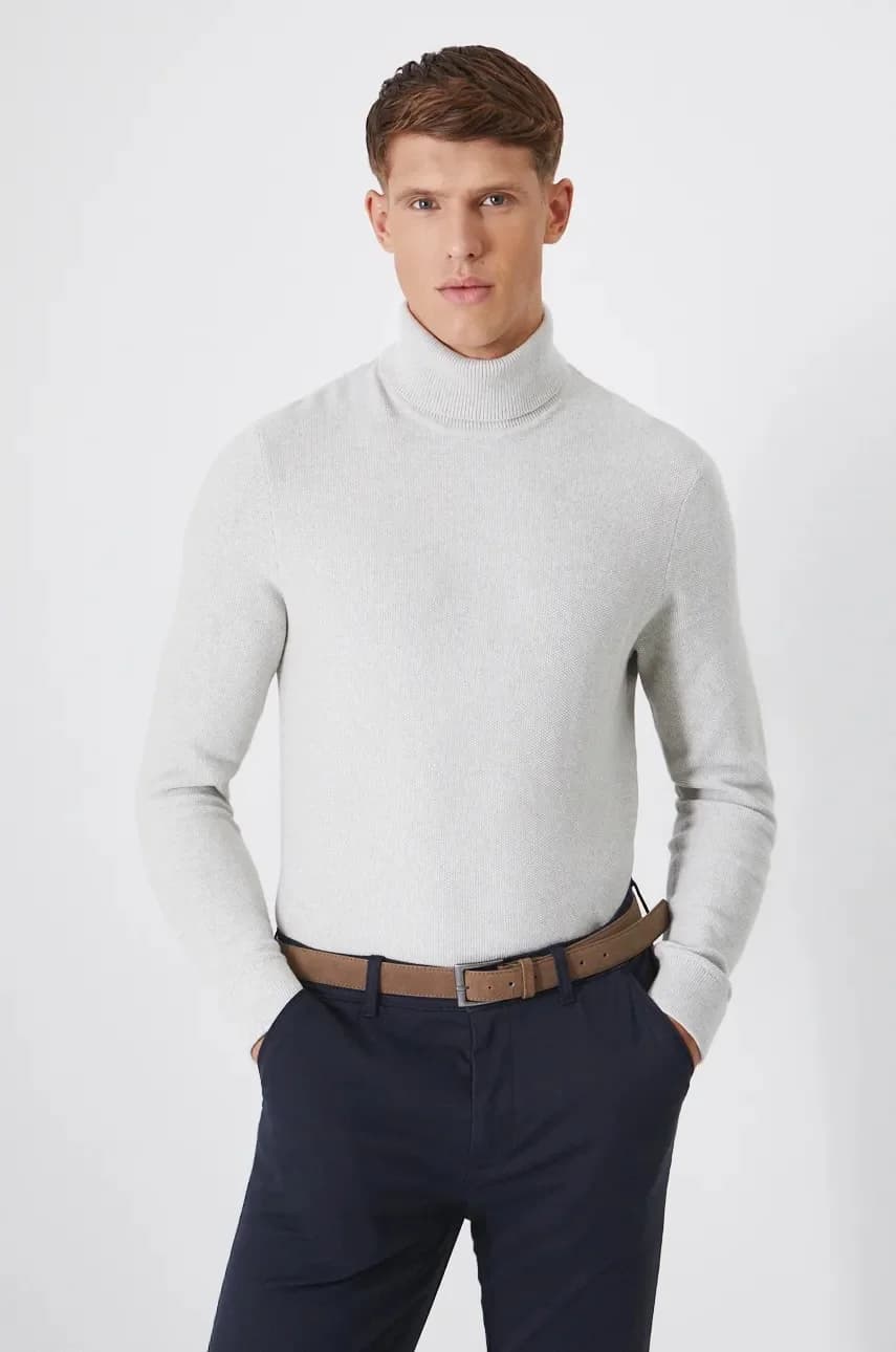 Хлопковый свитер - фото 4