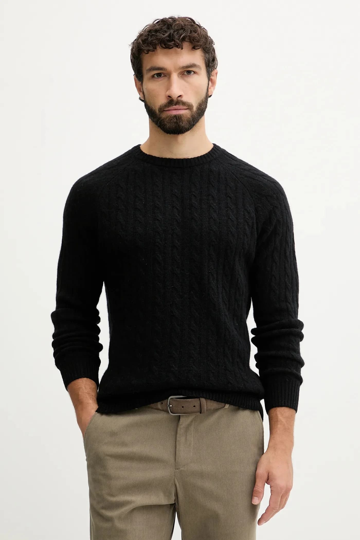 Свитер из смесовой шерсти