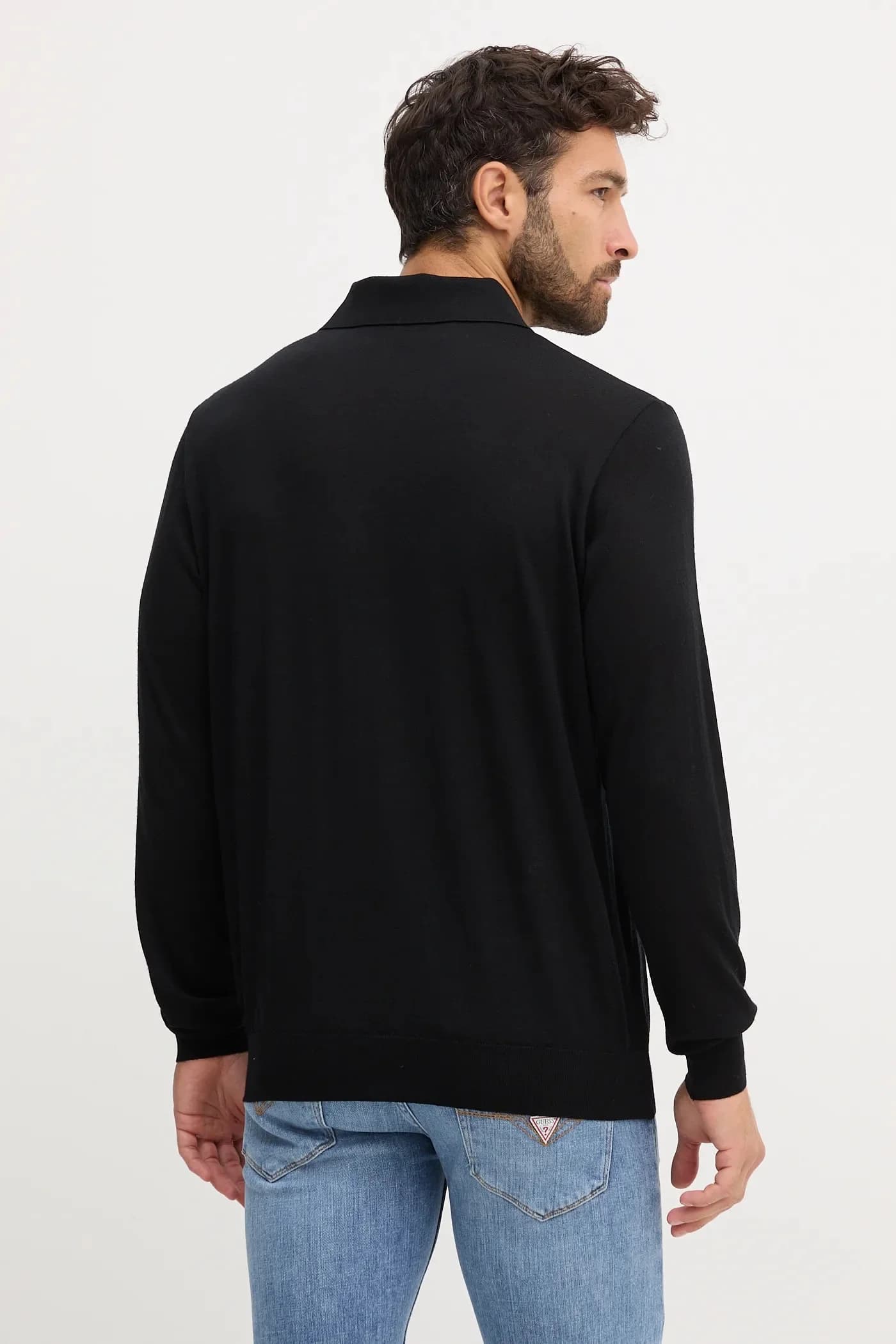 Трикотаж шерстяной свитер - фото 3