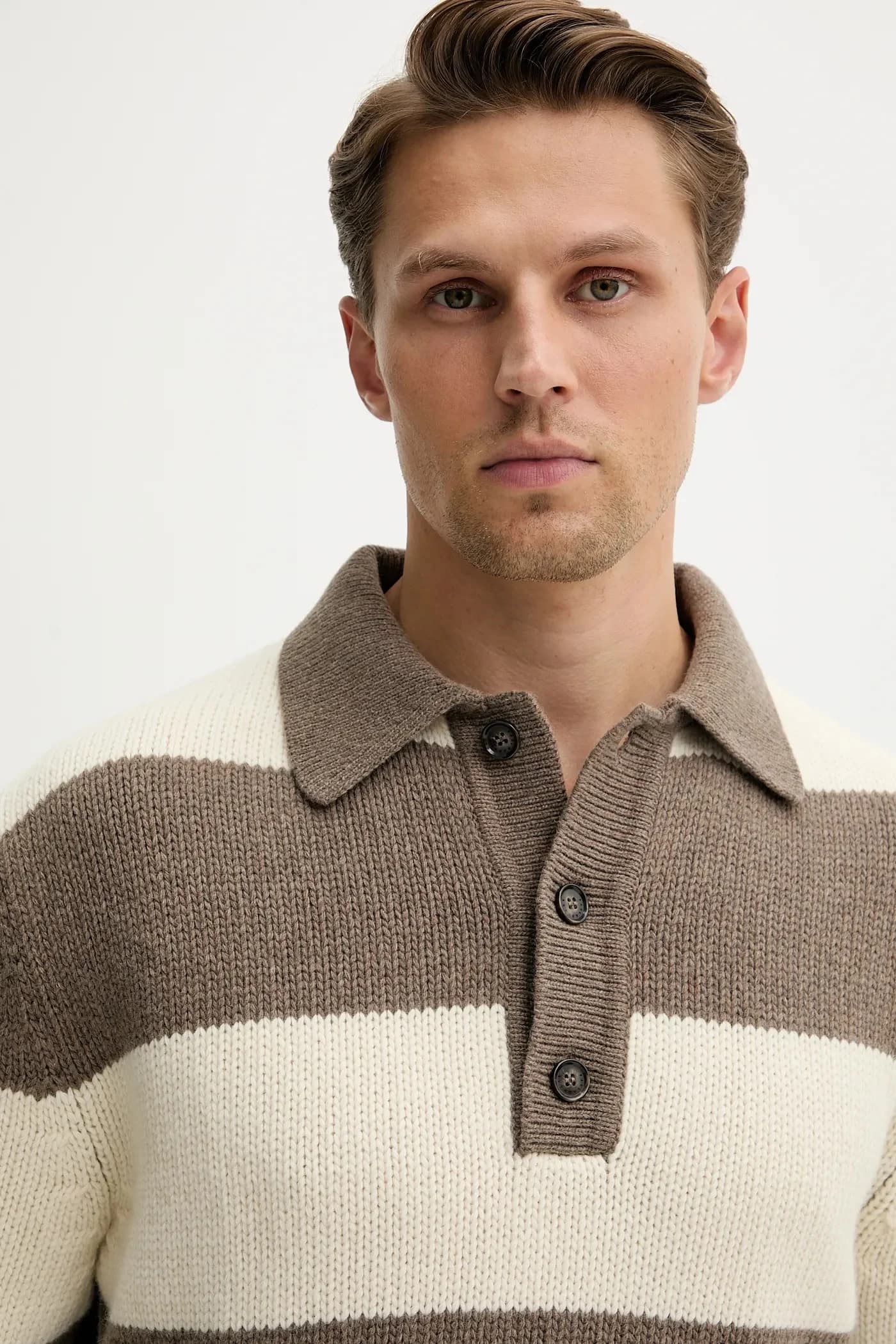 Трикотаж шерстяной свитер - фото 4