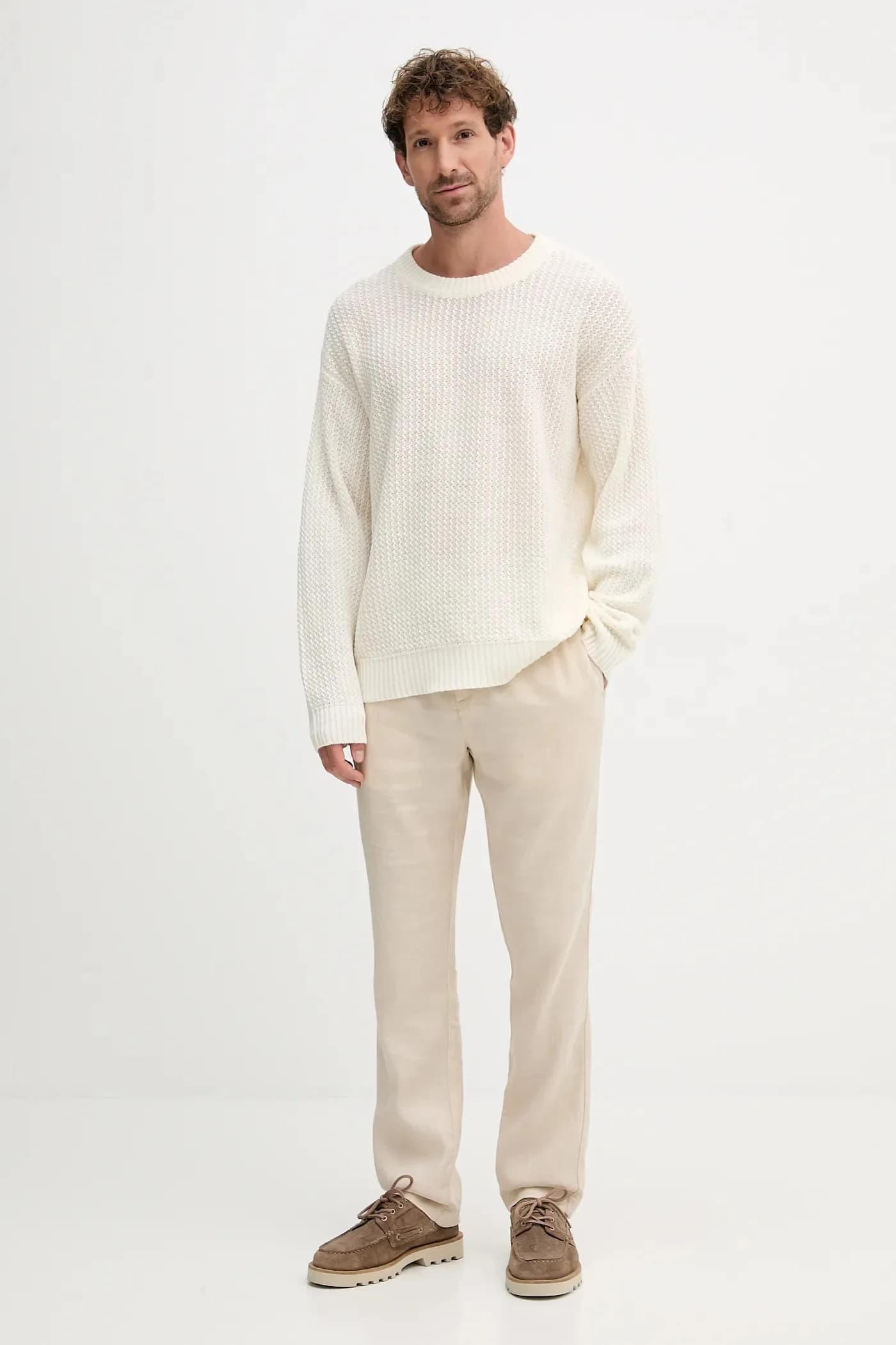 Льняной свитер - фото 2