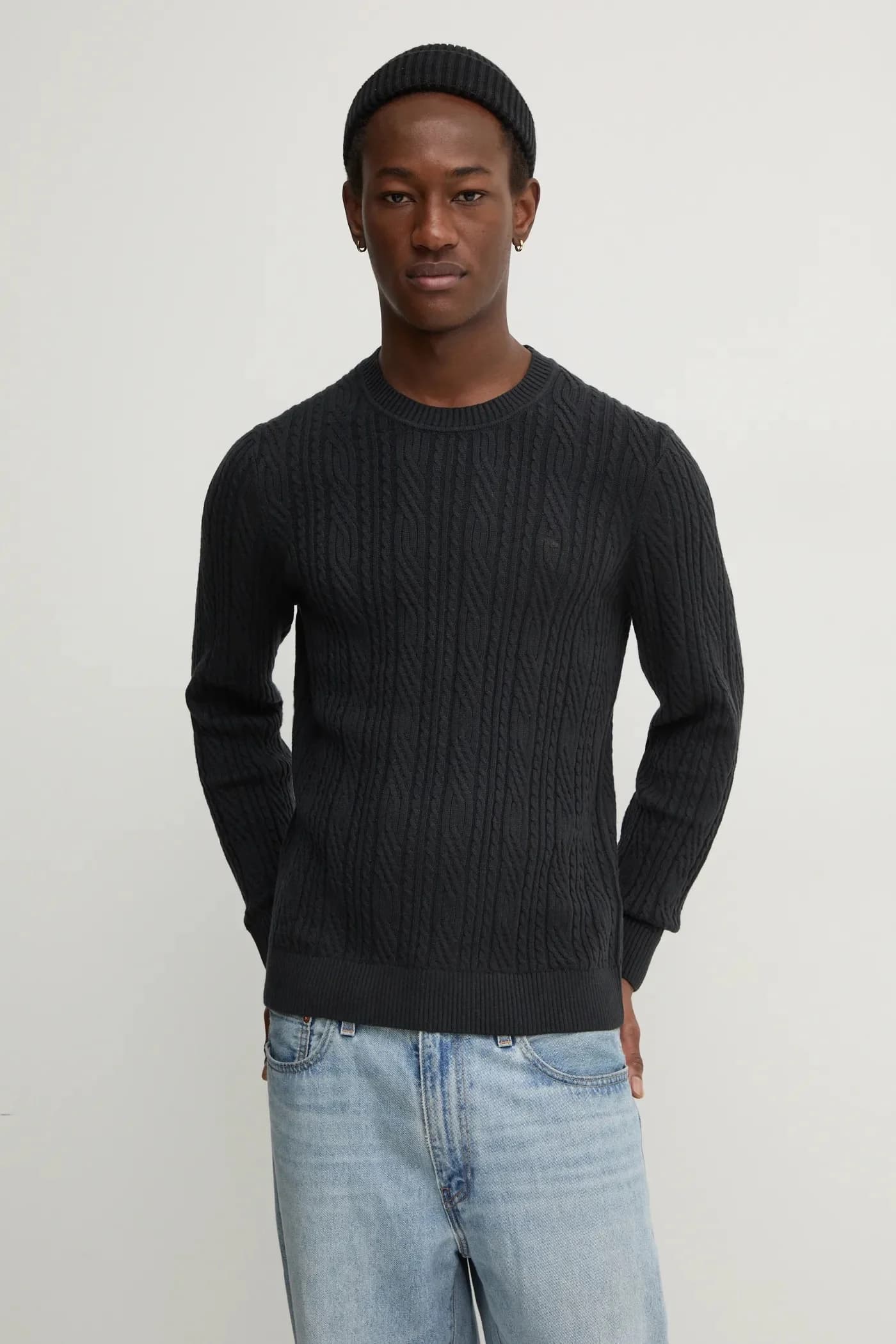 Свитер из смесовой шерсти