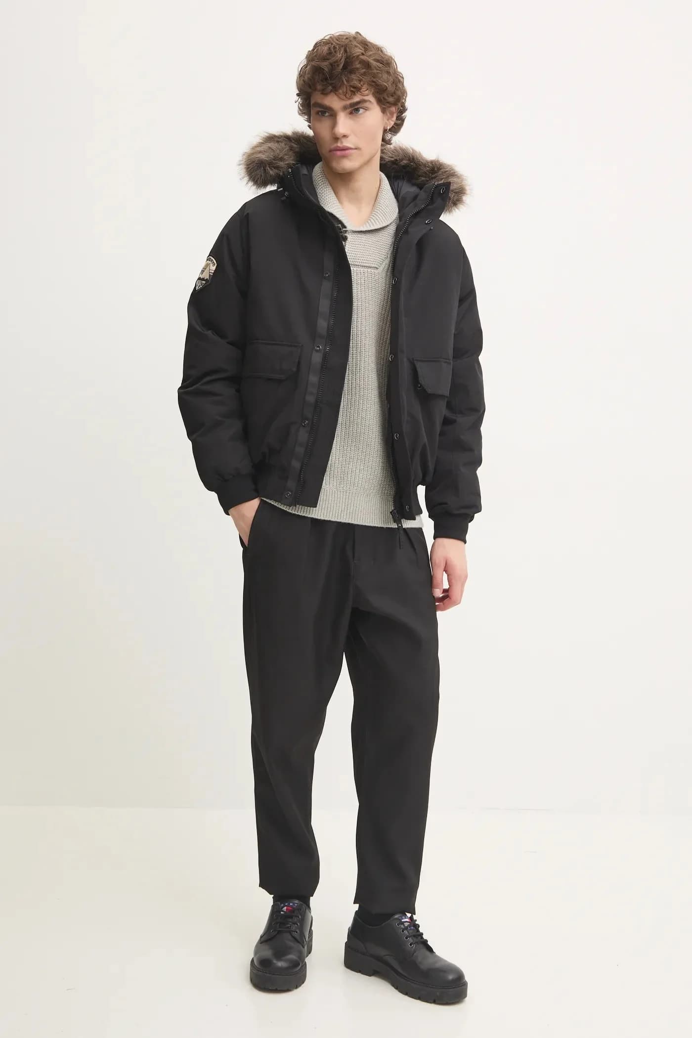 Свитер из смесовой шерсти - фото 2