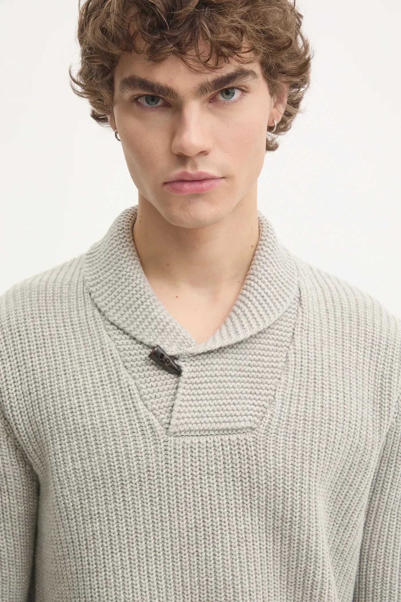 Свитер из смесовой шерсти - фото 4