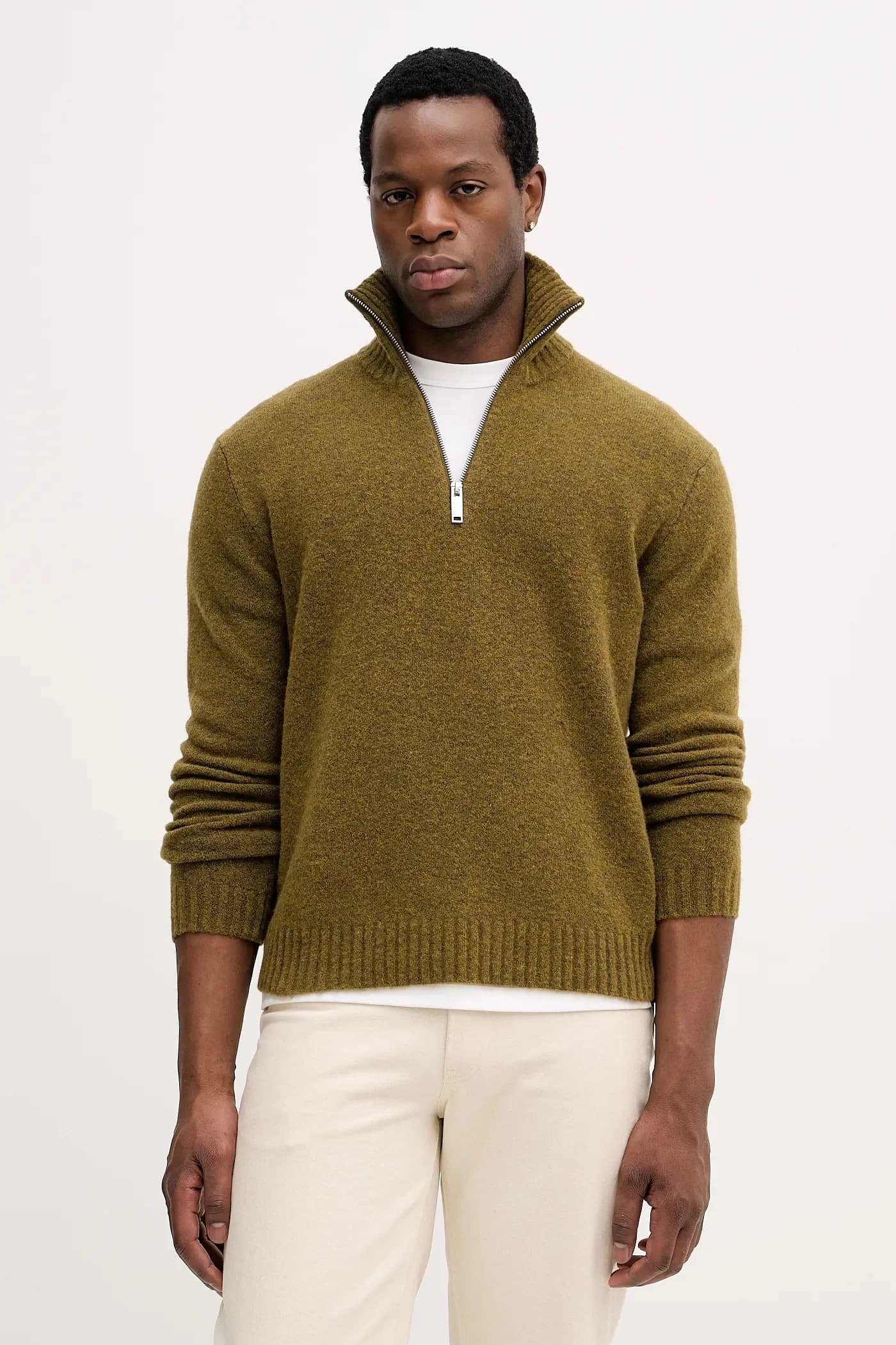 Свитер из смесовой шерсти