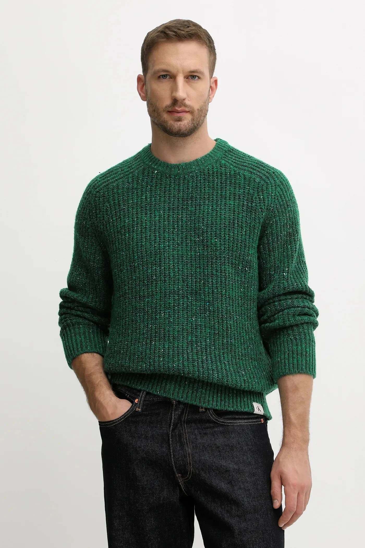 Свитер из смесовой шерсти