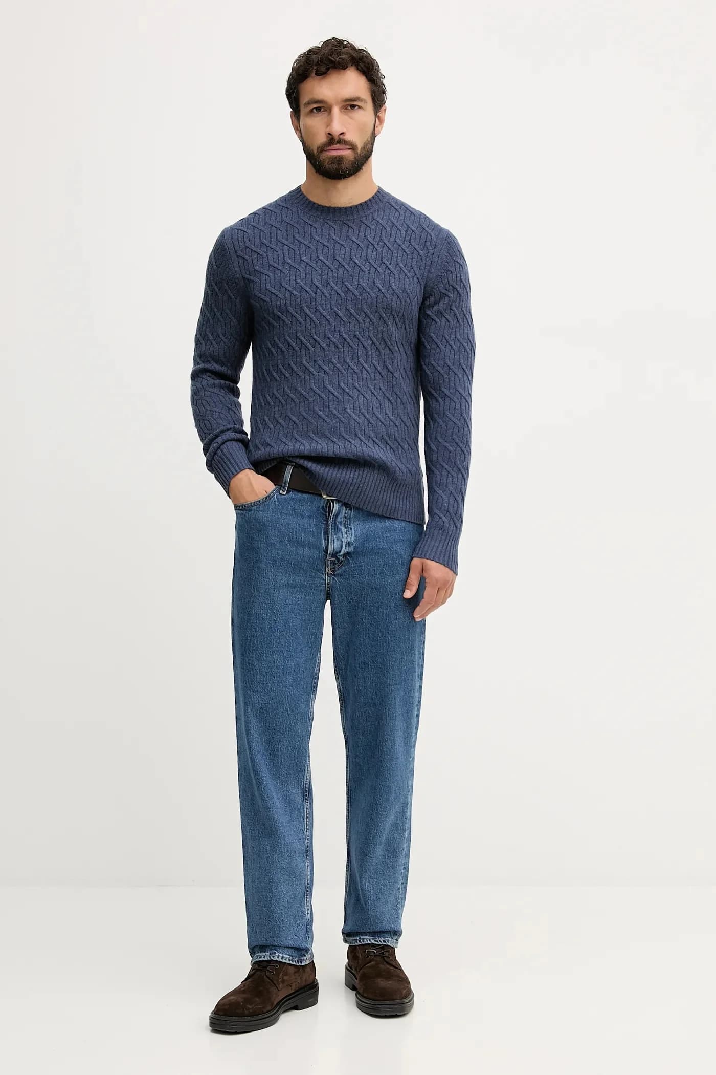 Свитер из смесовой шерсти - фото 2