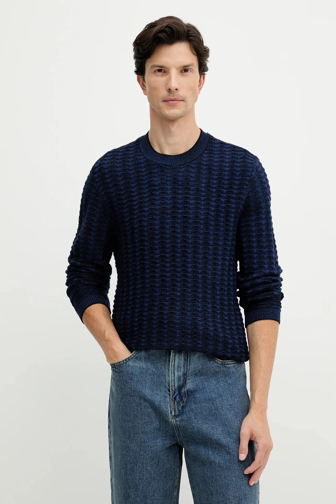 Свитер из смесовой шерсти