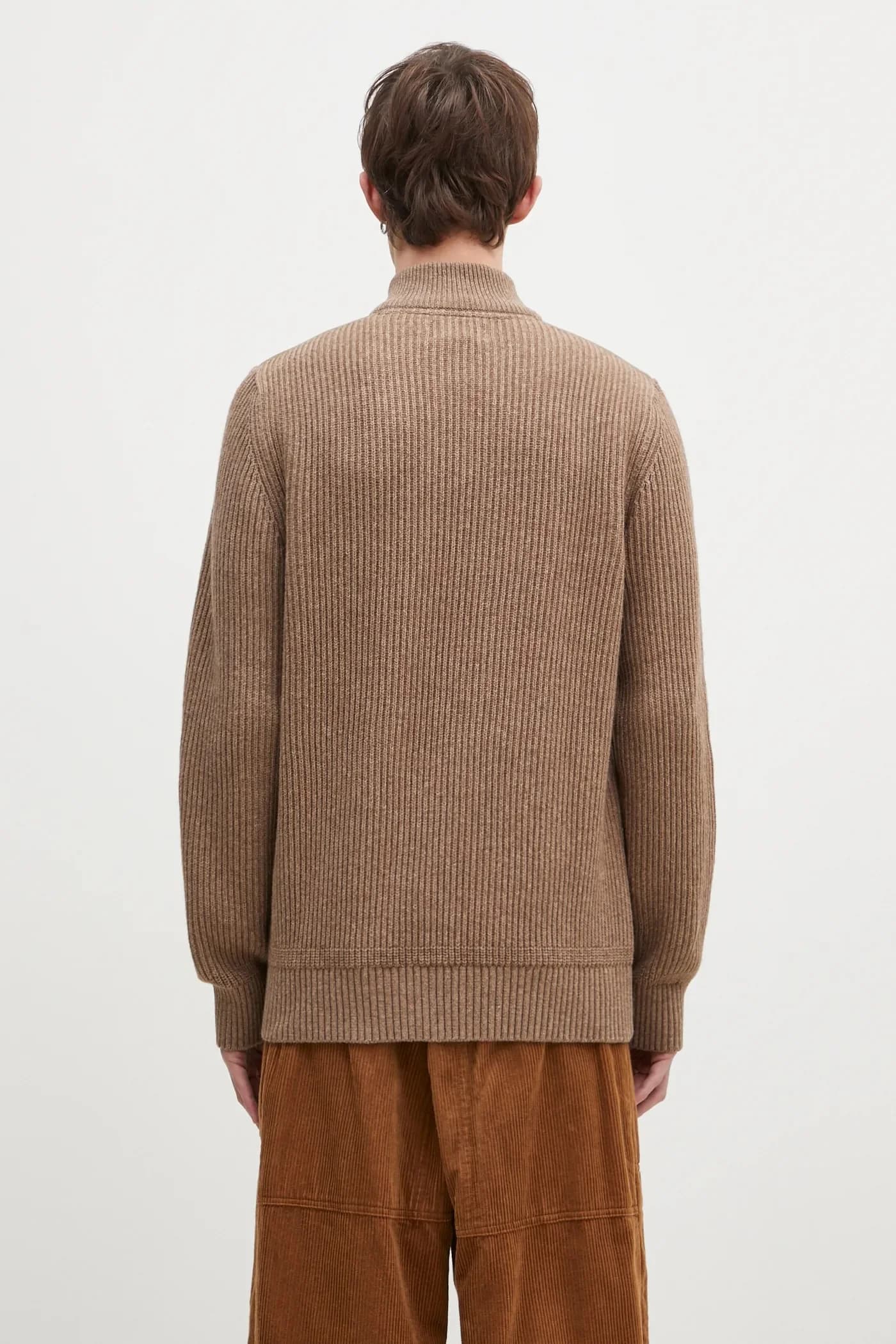 Barbour x Baracut Miller Вязаный шерстяной свитер с полумолнией - фото 3