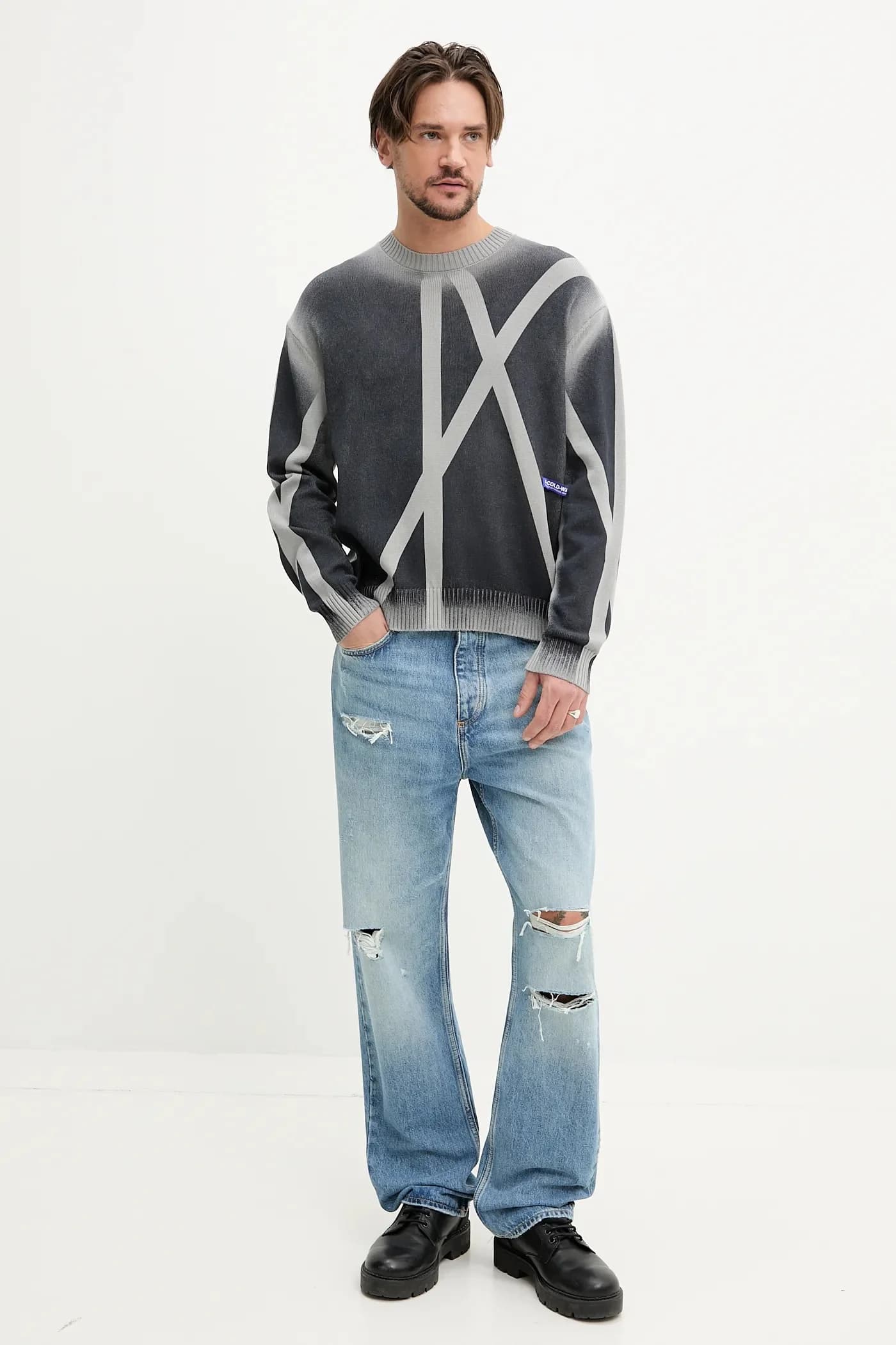 Хлопковый свитер - фото 2