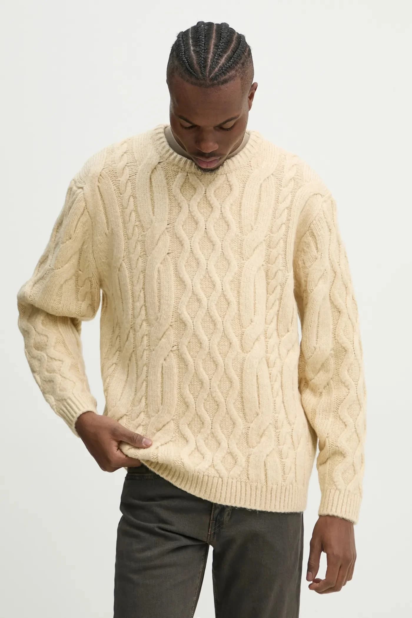 Свитер из смесовой шерсти