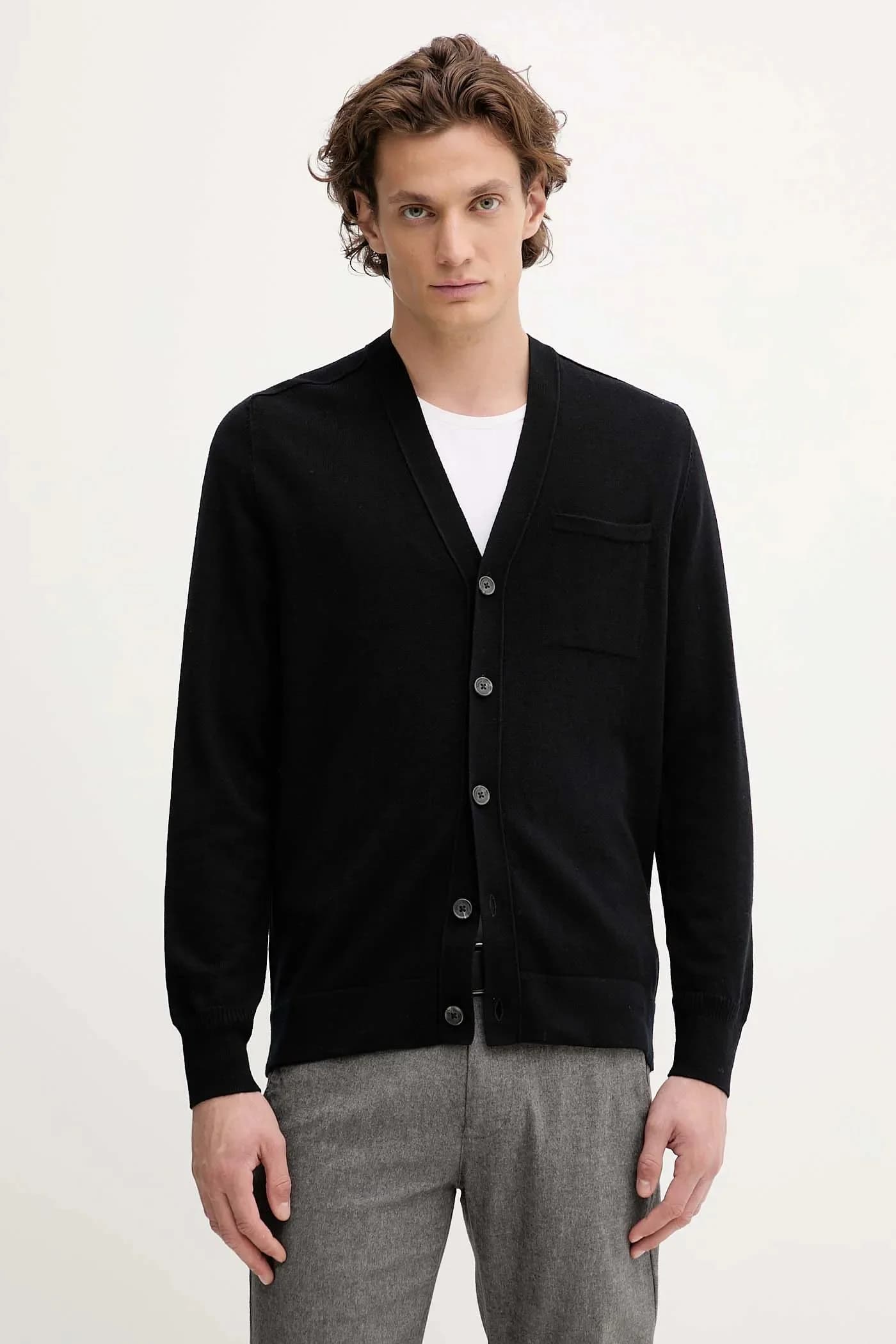 Шерстяной кардиган