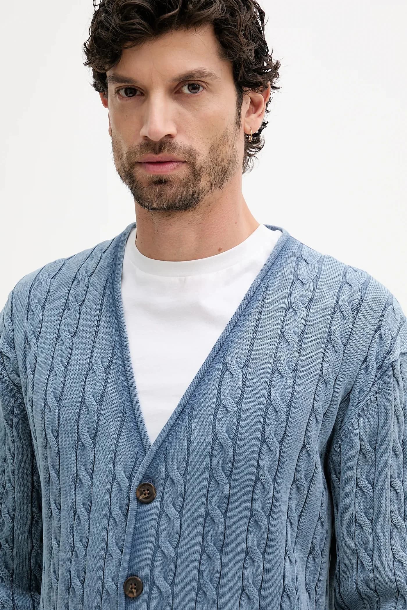 Хлопковый кардиган - фото 4