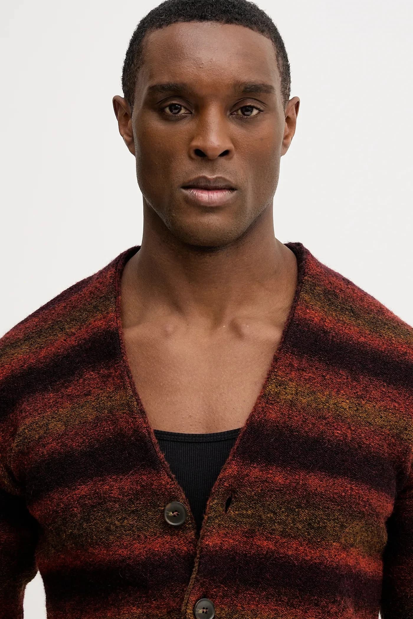 Кардиган из смесовой шерсти - фото 4