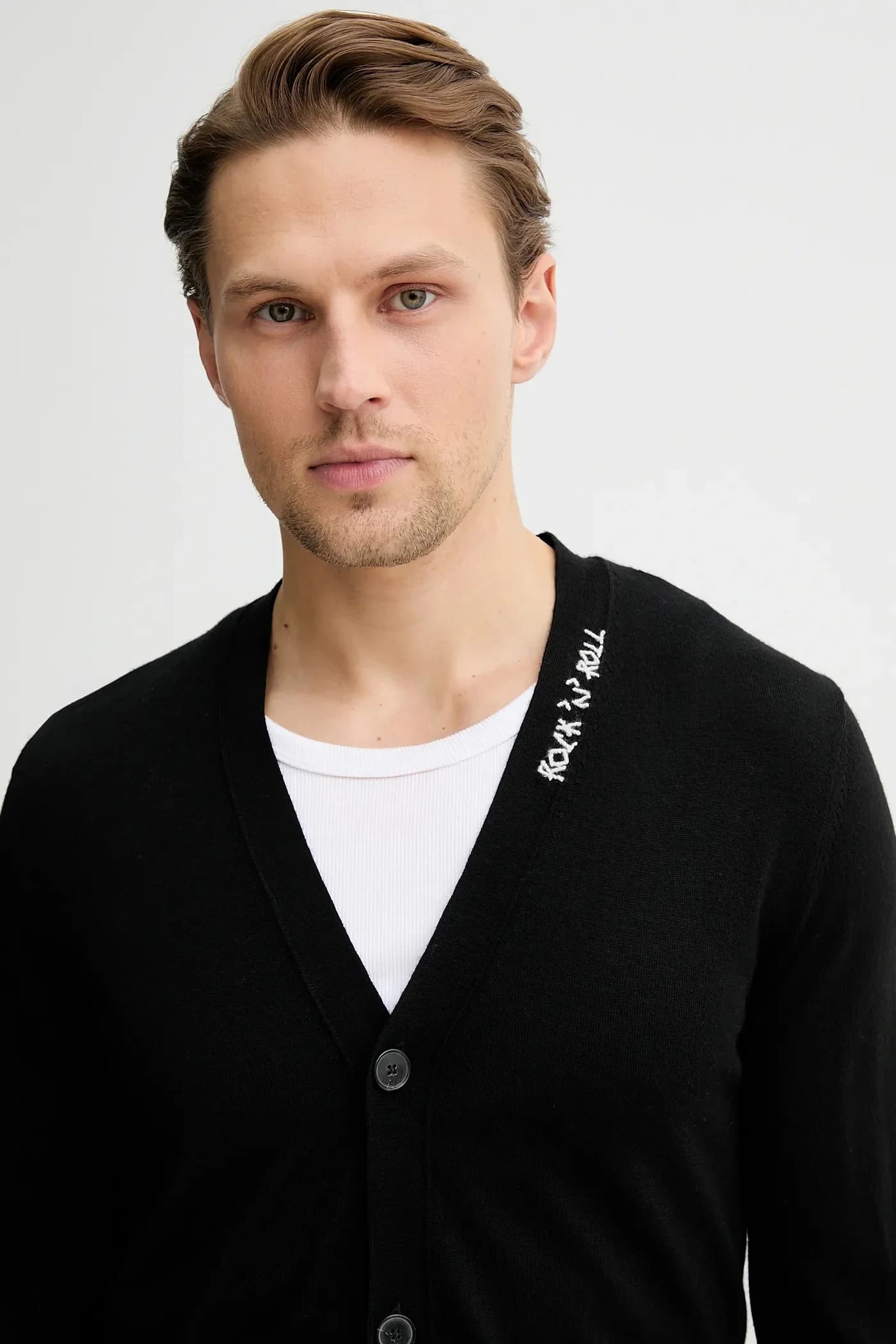 Шерстяной кардиган - фото 4