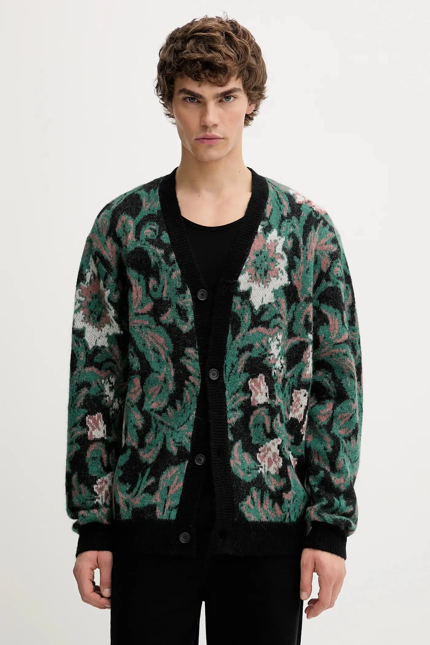 Кардиган с Алексом из альпаки