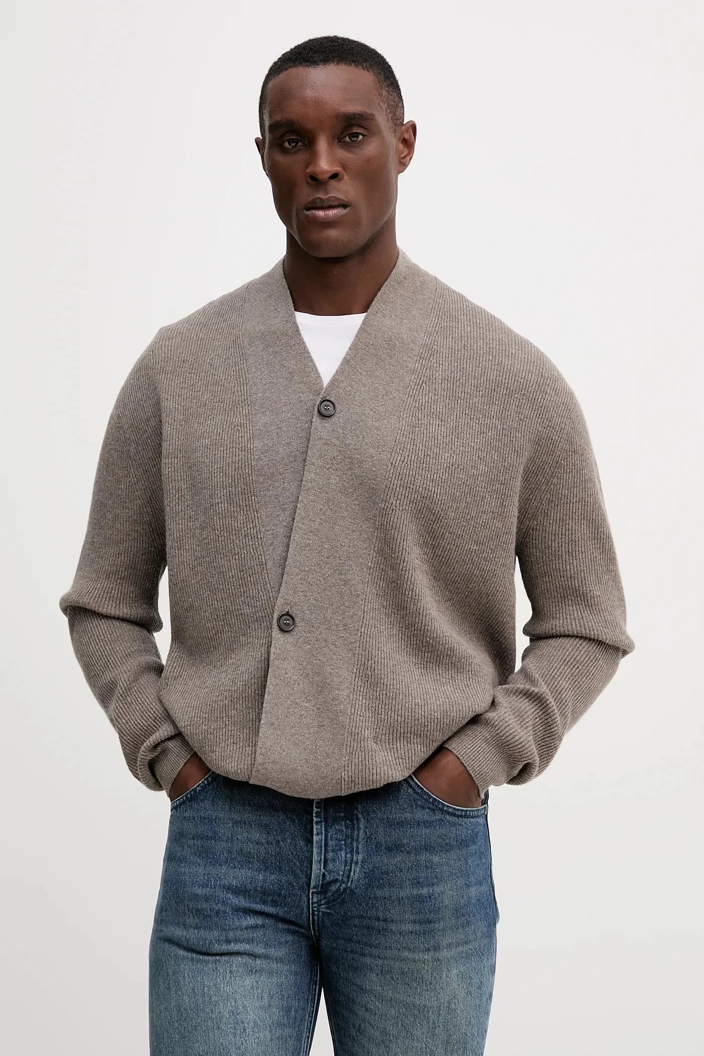 Кардиган с оттенком кашемира