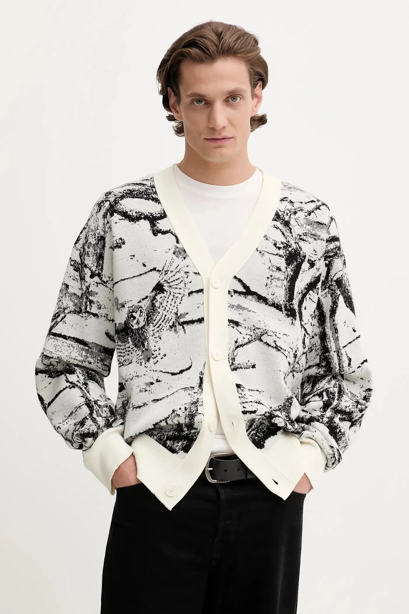 Кардиган из шерсти Сервот