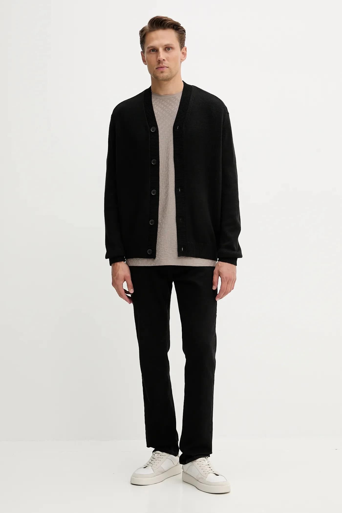 Кардиган из смесовой шерсти - фото 2