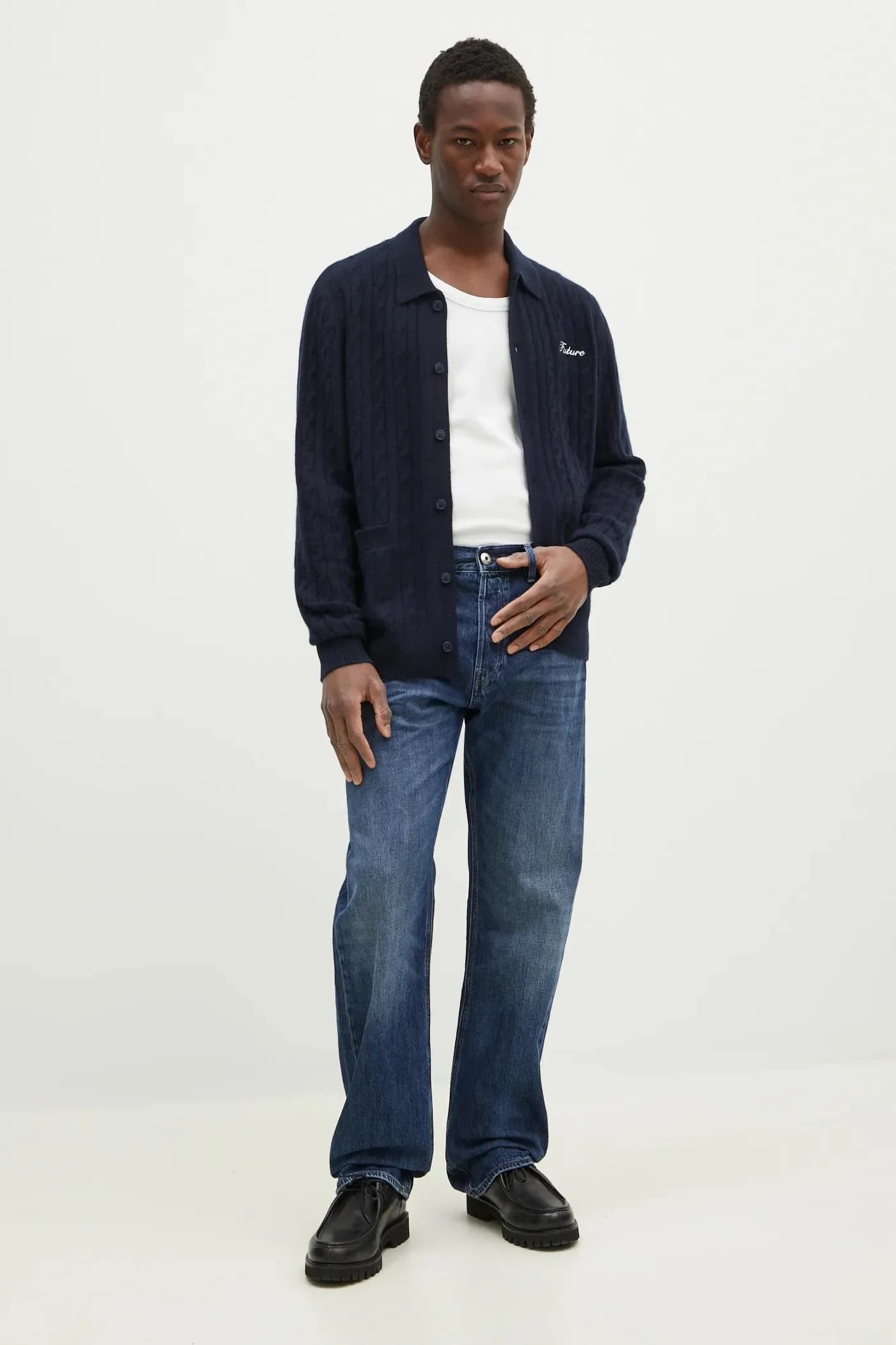 Кашемировый кардиган - фото 2