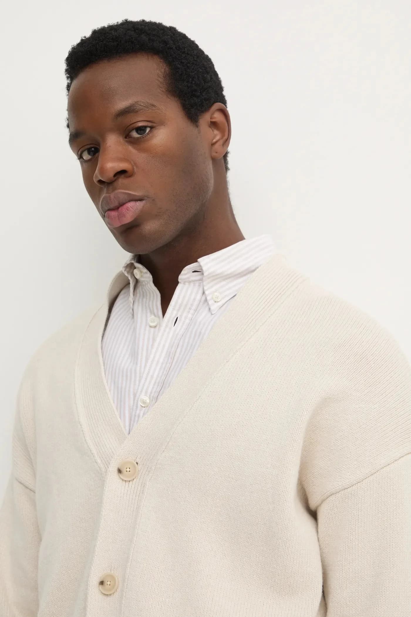 Кардиган из смесовой шерсти - фото 4