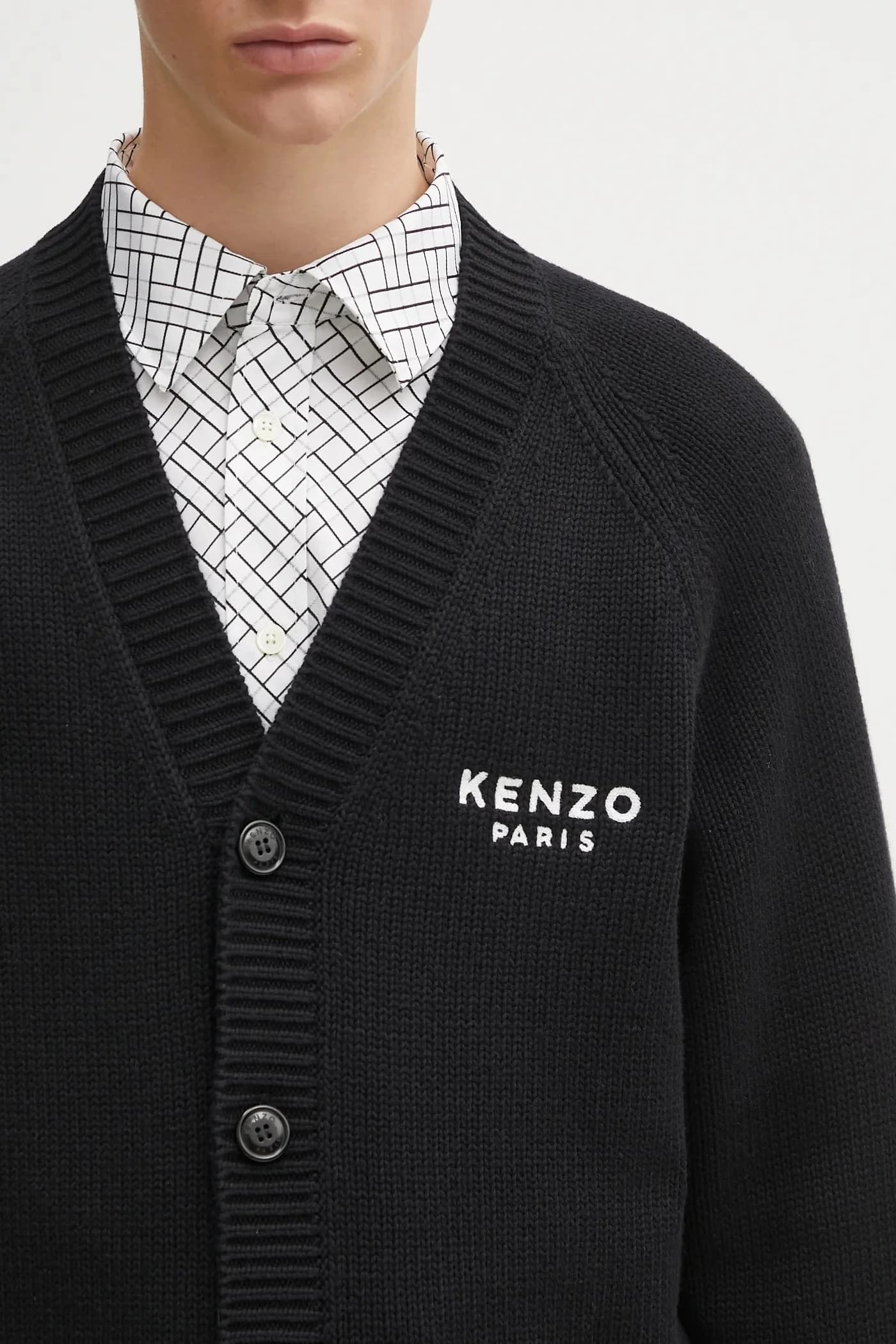 Кардиган из смесовой шерсти - фото 4