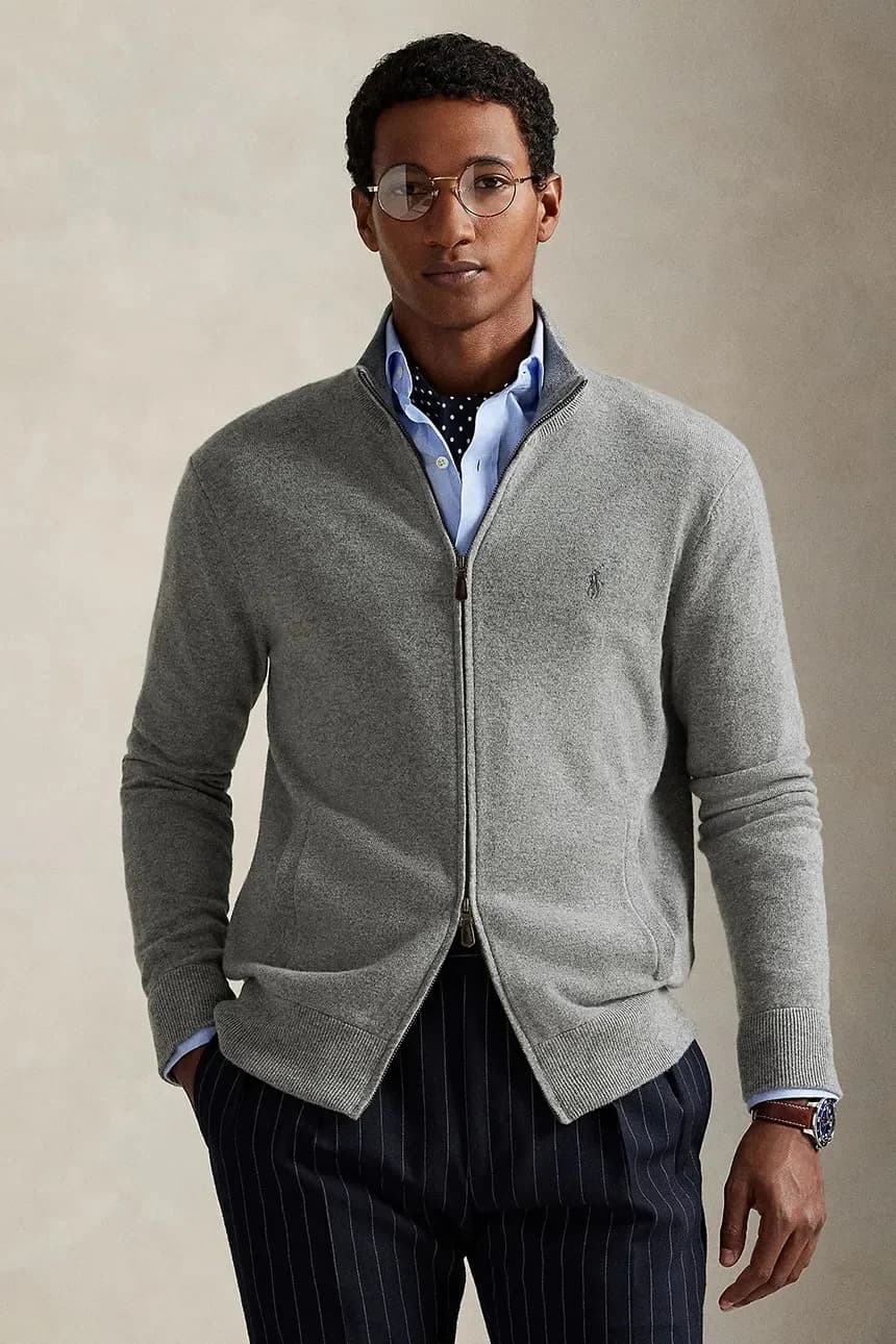 Шерстяной кардиган