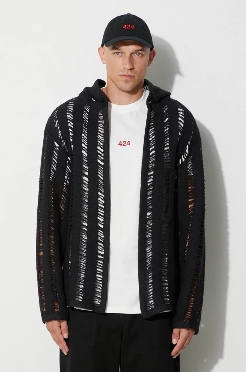 Шерстяной кардиган - фото 4