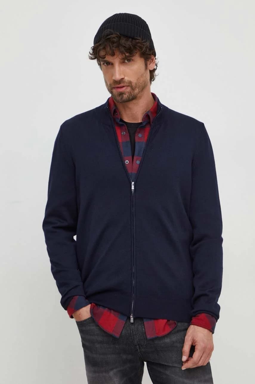 Шерстяной кардиган