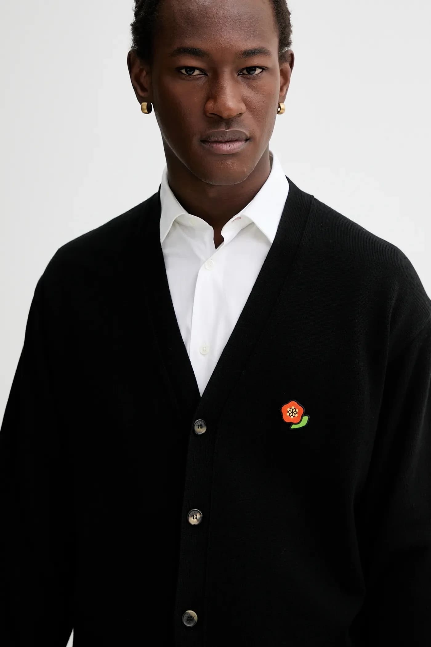 Шерстяной кардиган в стиле поп-музыки - фото 4