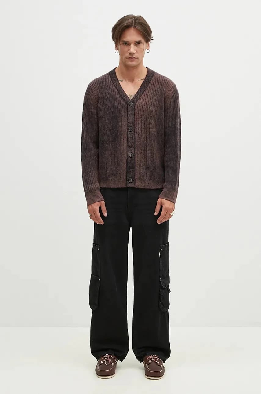 Кардиган из смесовой шерсти - фото 5