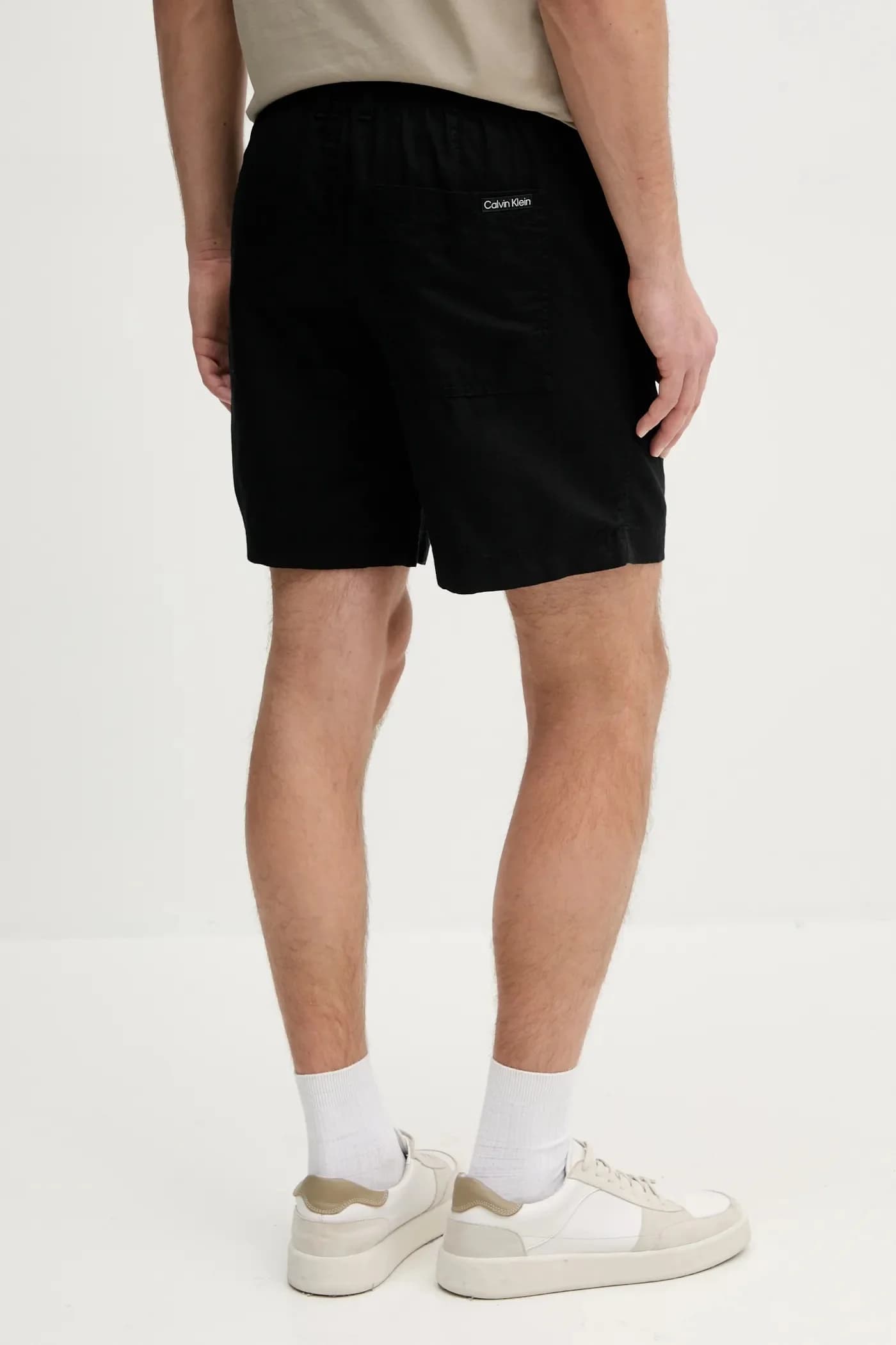 Шорты из смесового льна - фото 3