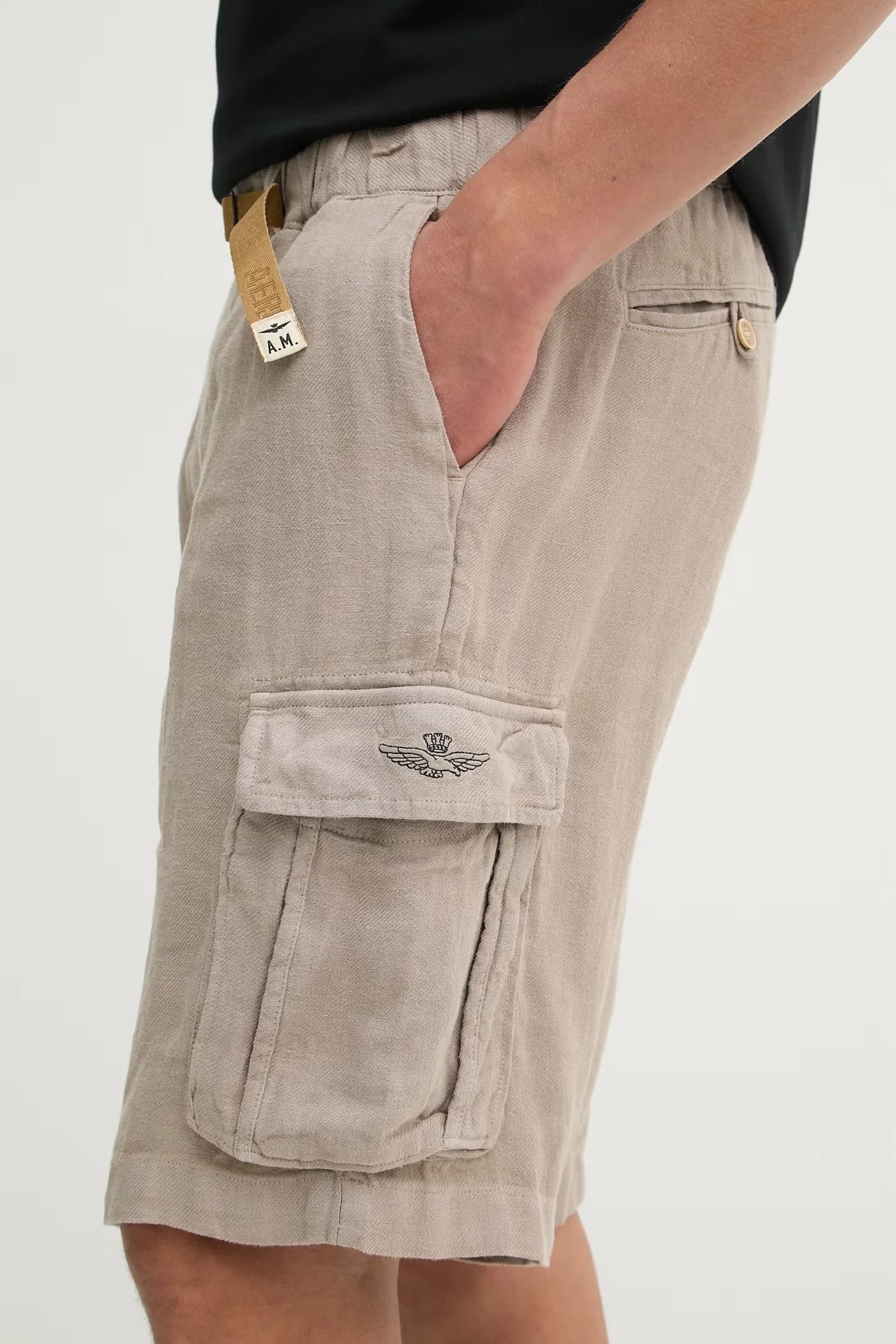 Льняные шорты - фото 4