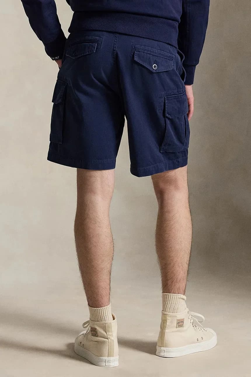 Мужские хлопковые шорты карго - фото 2
